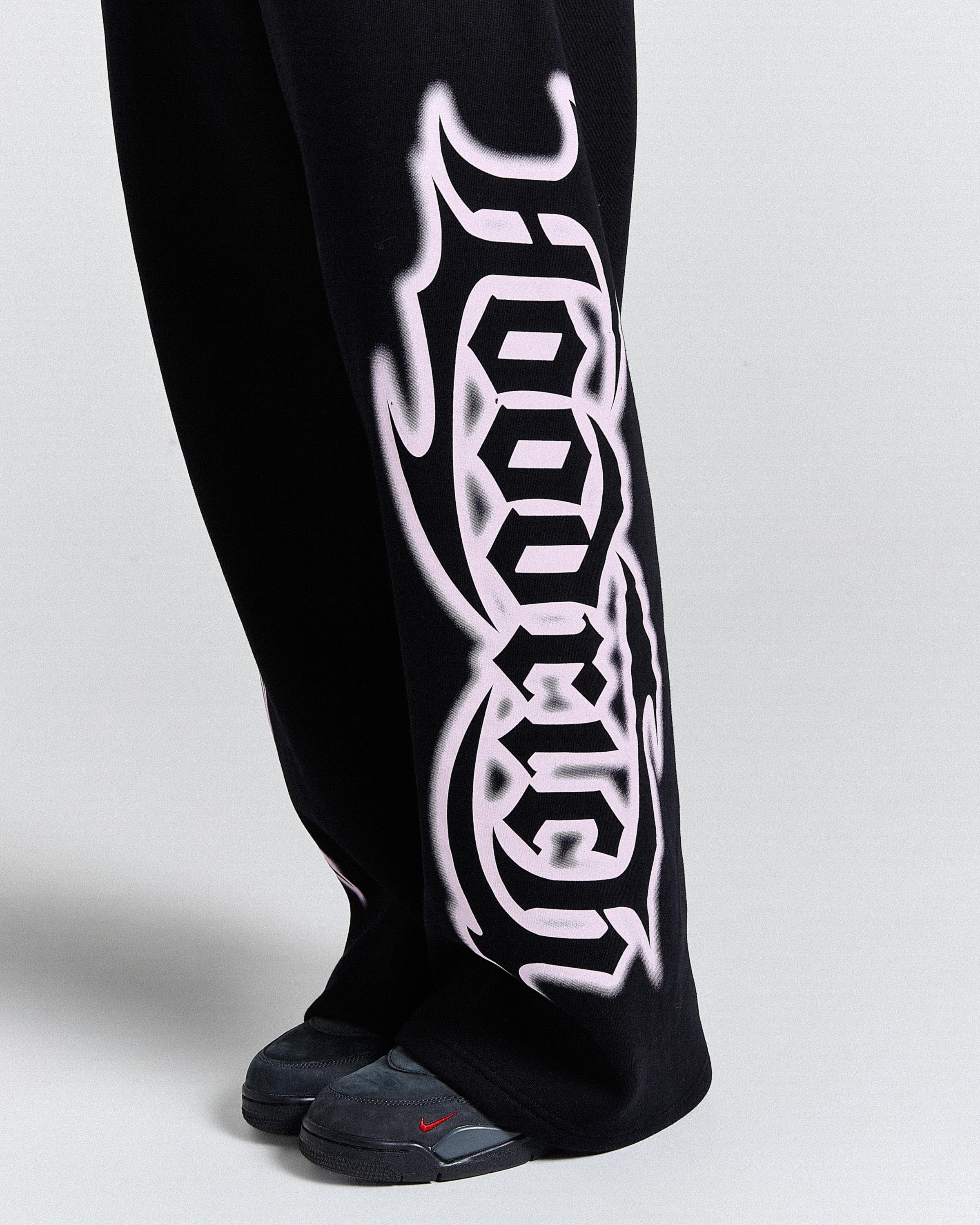 Asha Mid Length Zip Hoodie - Black/Pink - Image 11