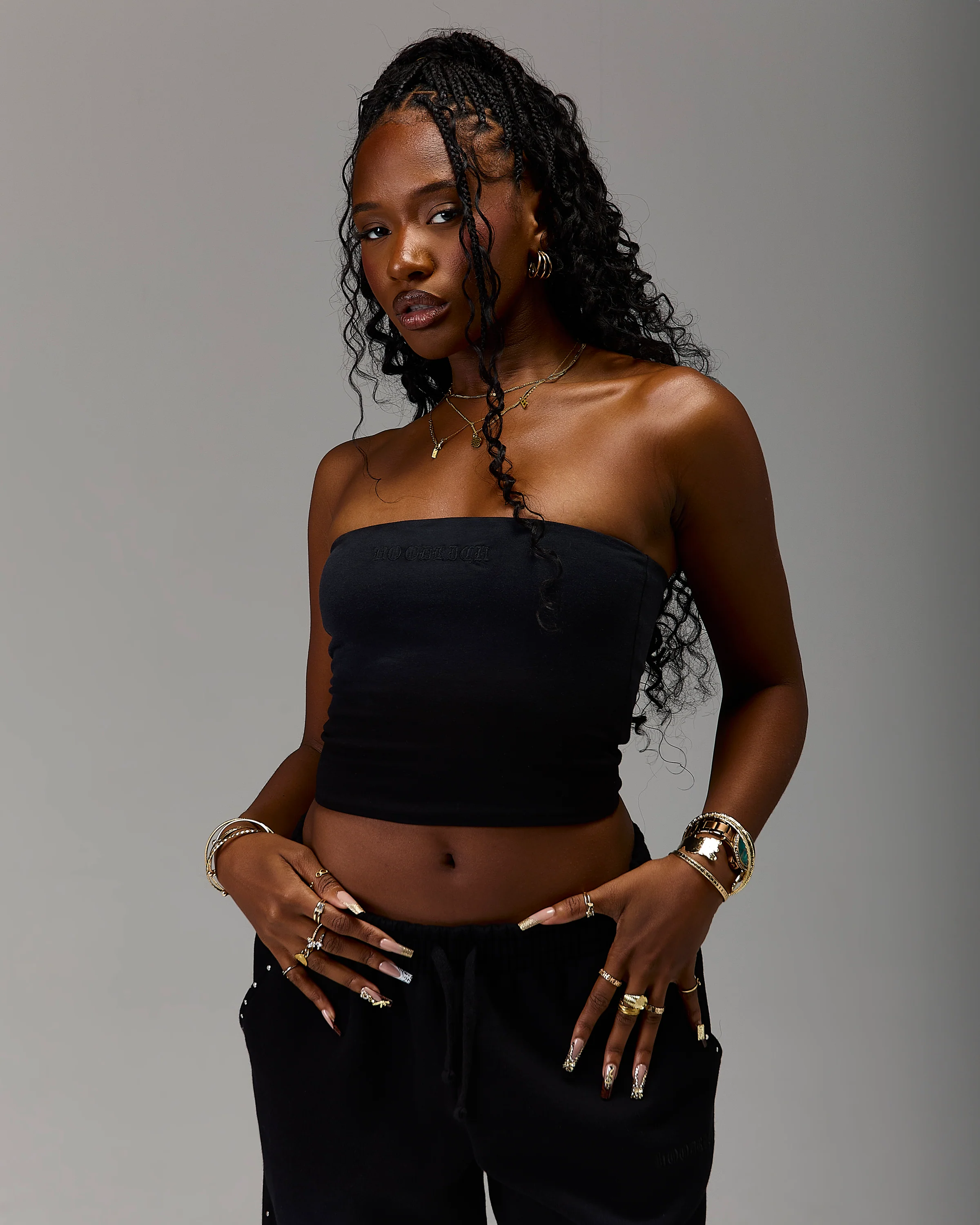 The Winner's Circle Aspen Gothic Bandeau - Black - Image 5