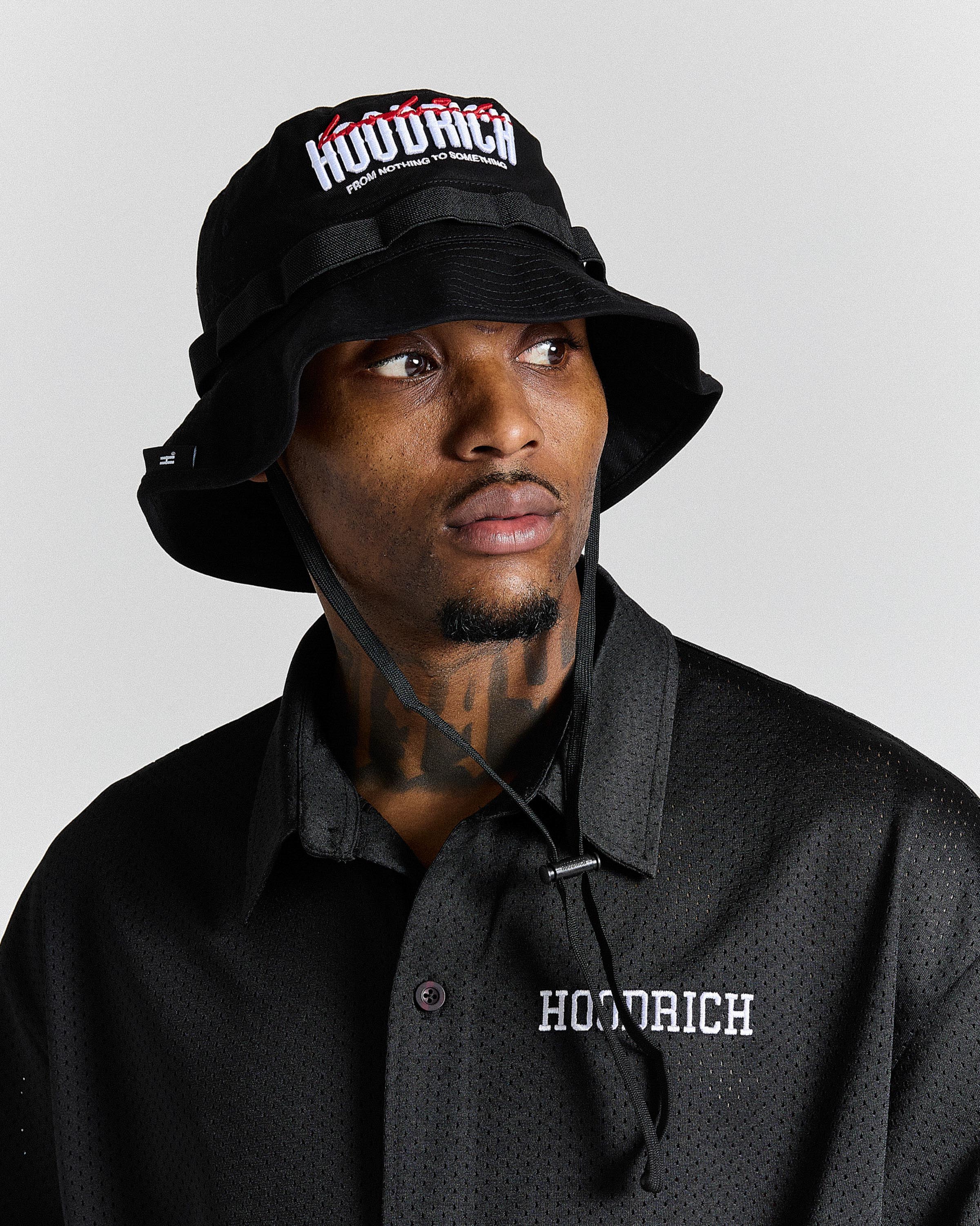 Boost Bucket Hat - Black/White/Red - Image 7