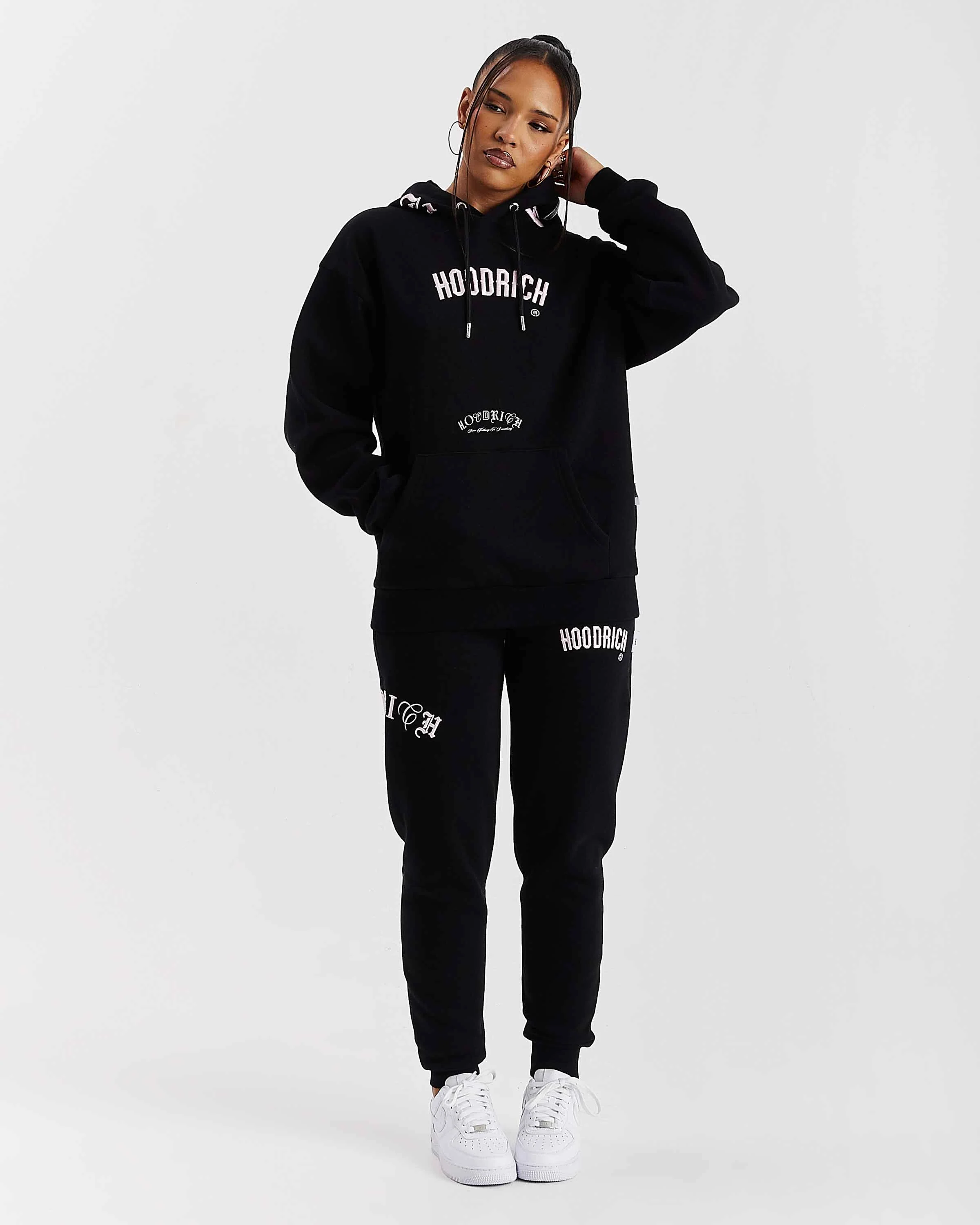 Calor Slim Joggers - Black/Pink/Silver - Image 10