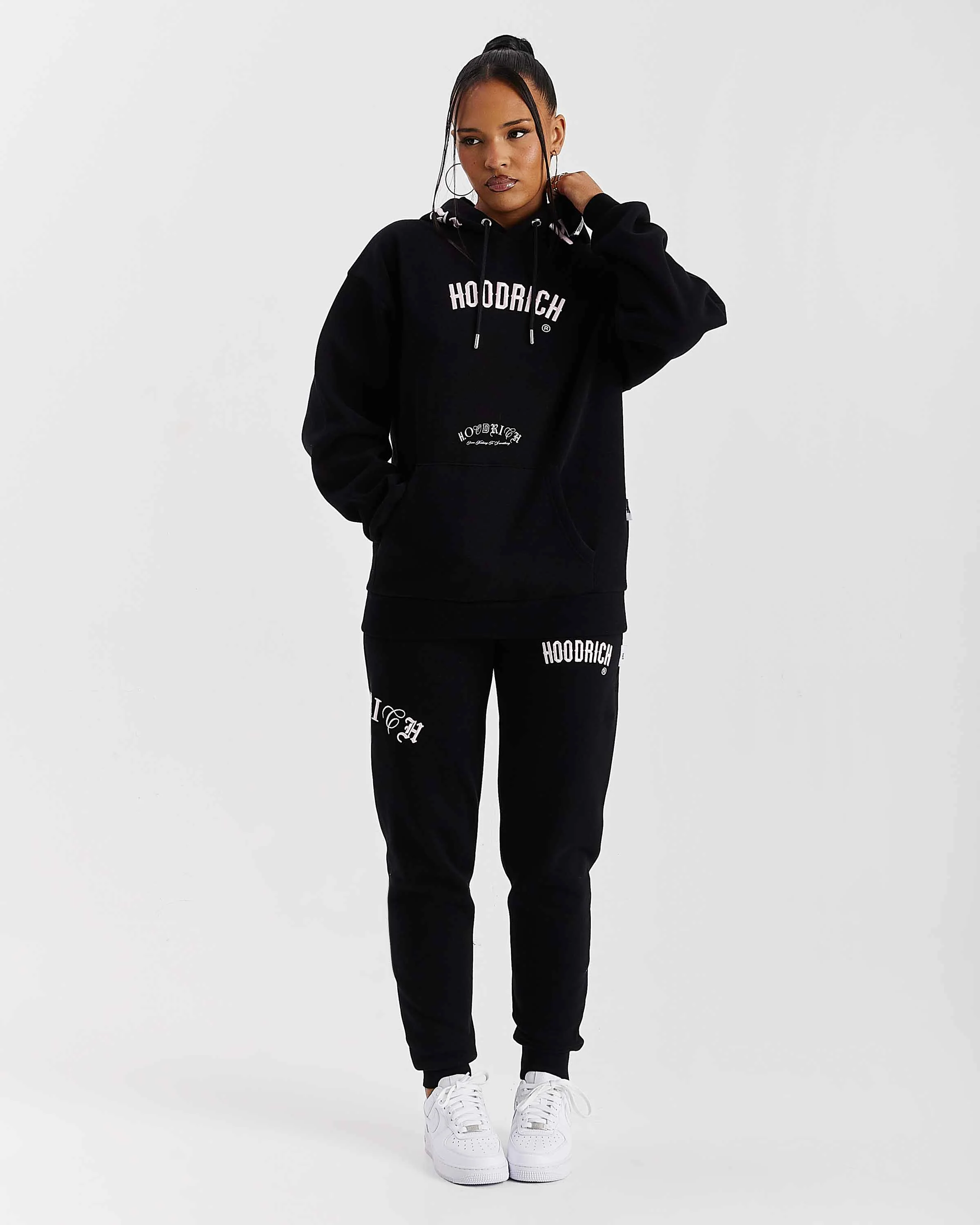 Calor Slim Joggers - Black/Pink/Silver - Image 11