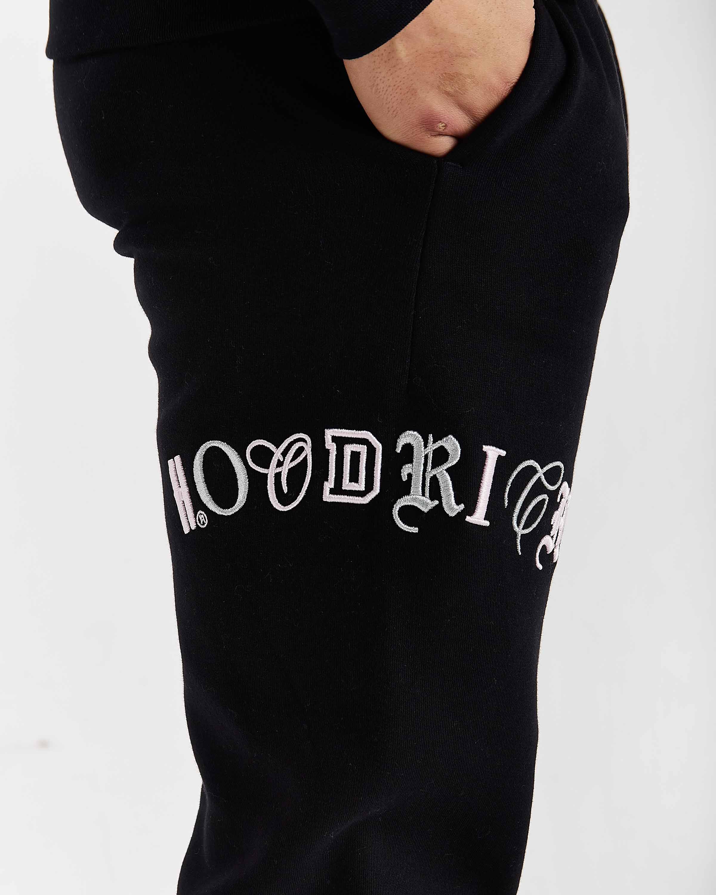 Calor Slim Joggers - Black/Pink/Silver - Image 5