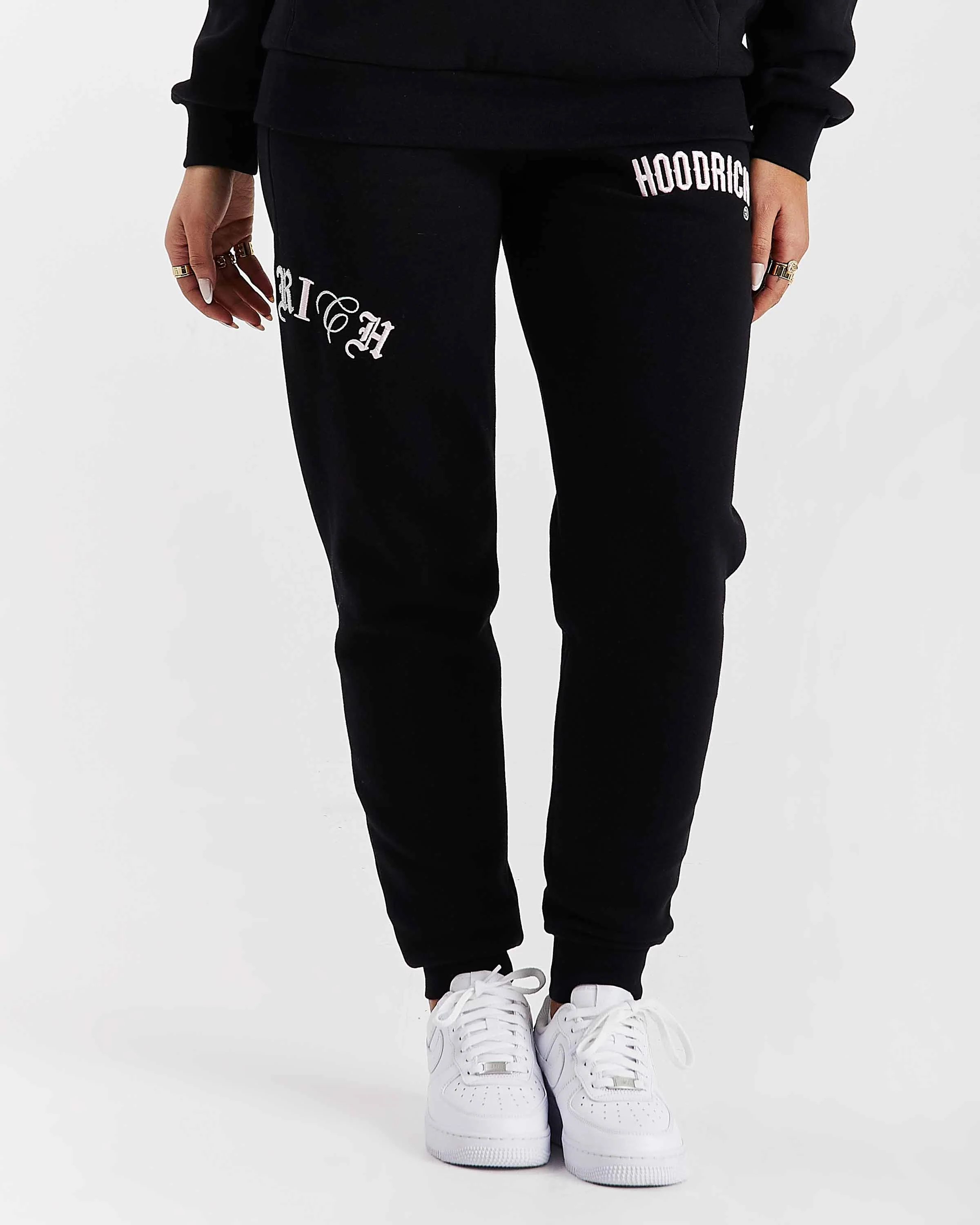Calor Slim Joggers - Black/Pink/Silver - Image 8