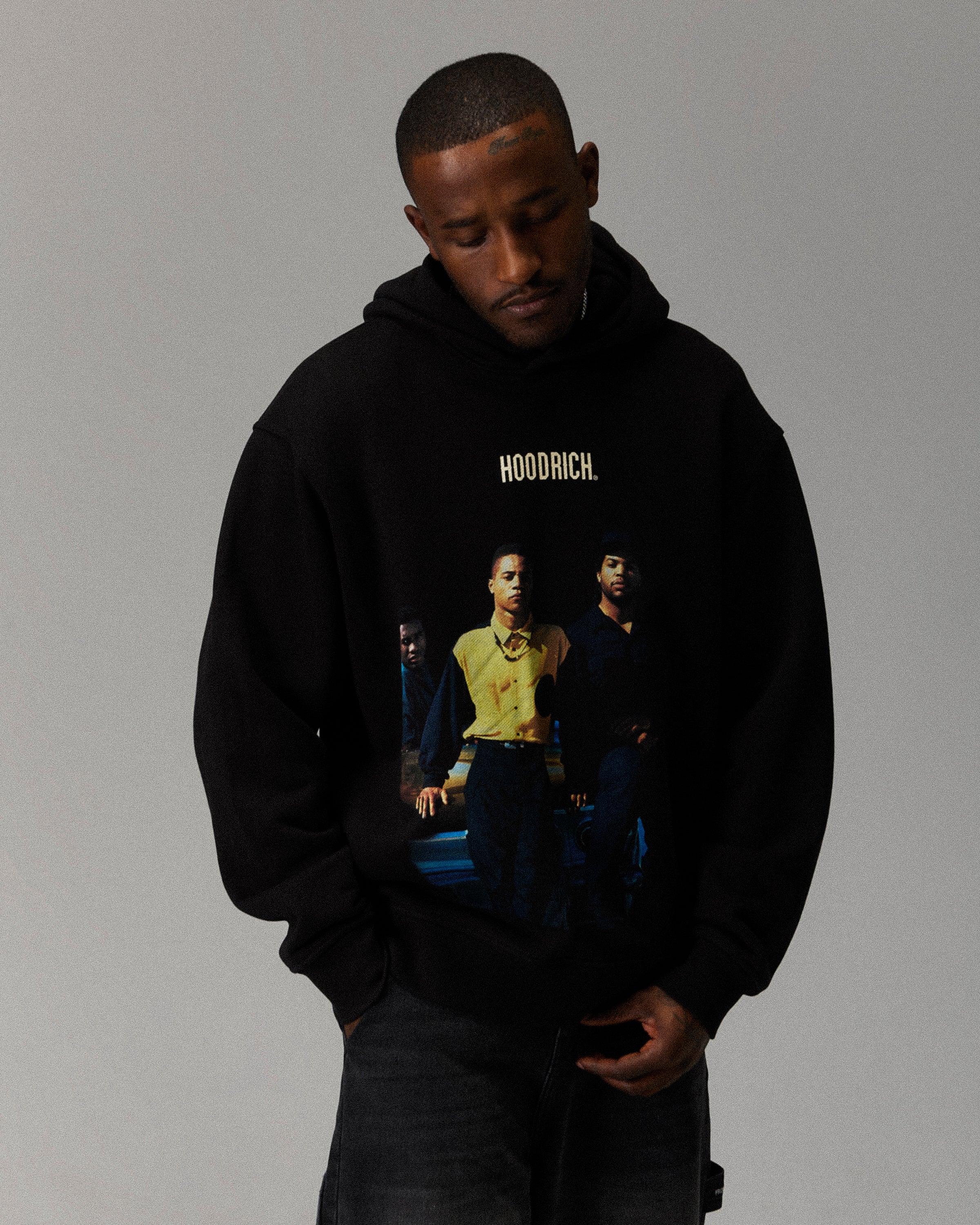 Chace Boyz N The Hood Hoodie - Black/Yellow - Image 4