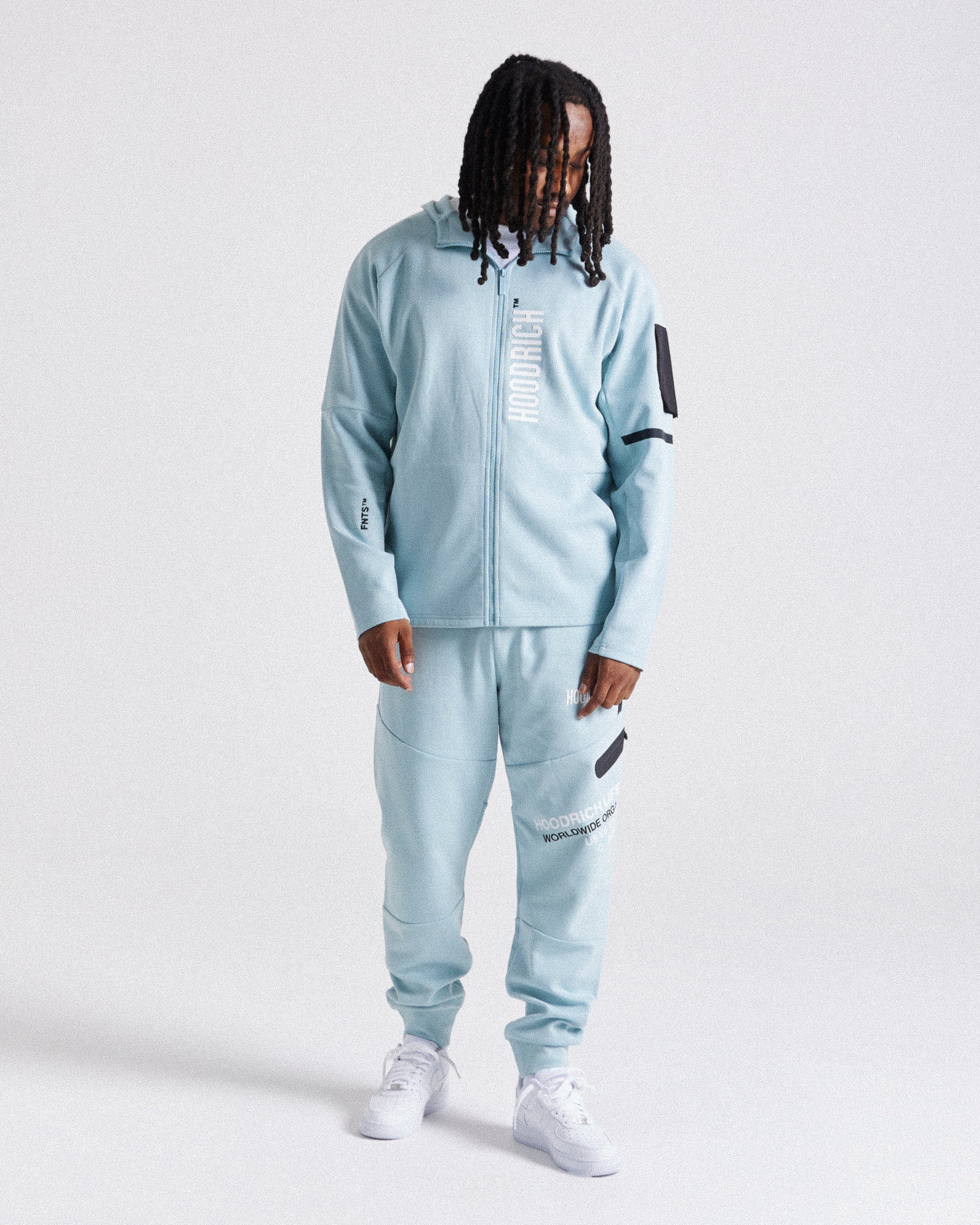 Circuit Zip Hoodie - Blue/White/Black - Image 4