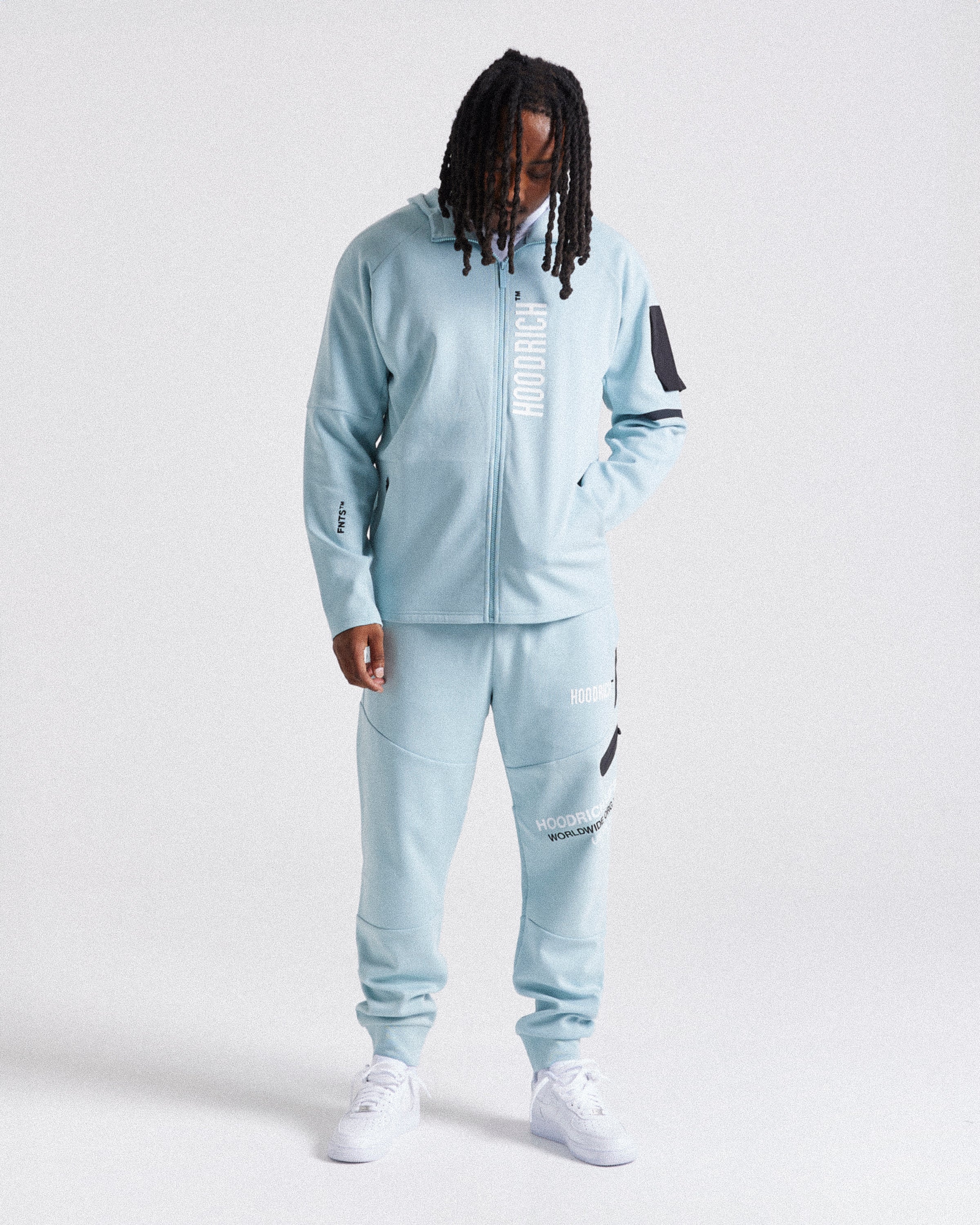 Circuit Zip Hoodie - Blue/White/Black - Image 6