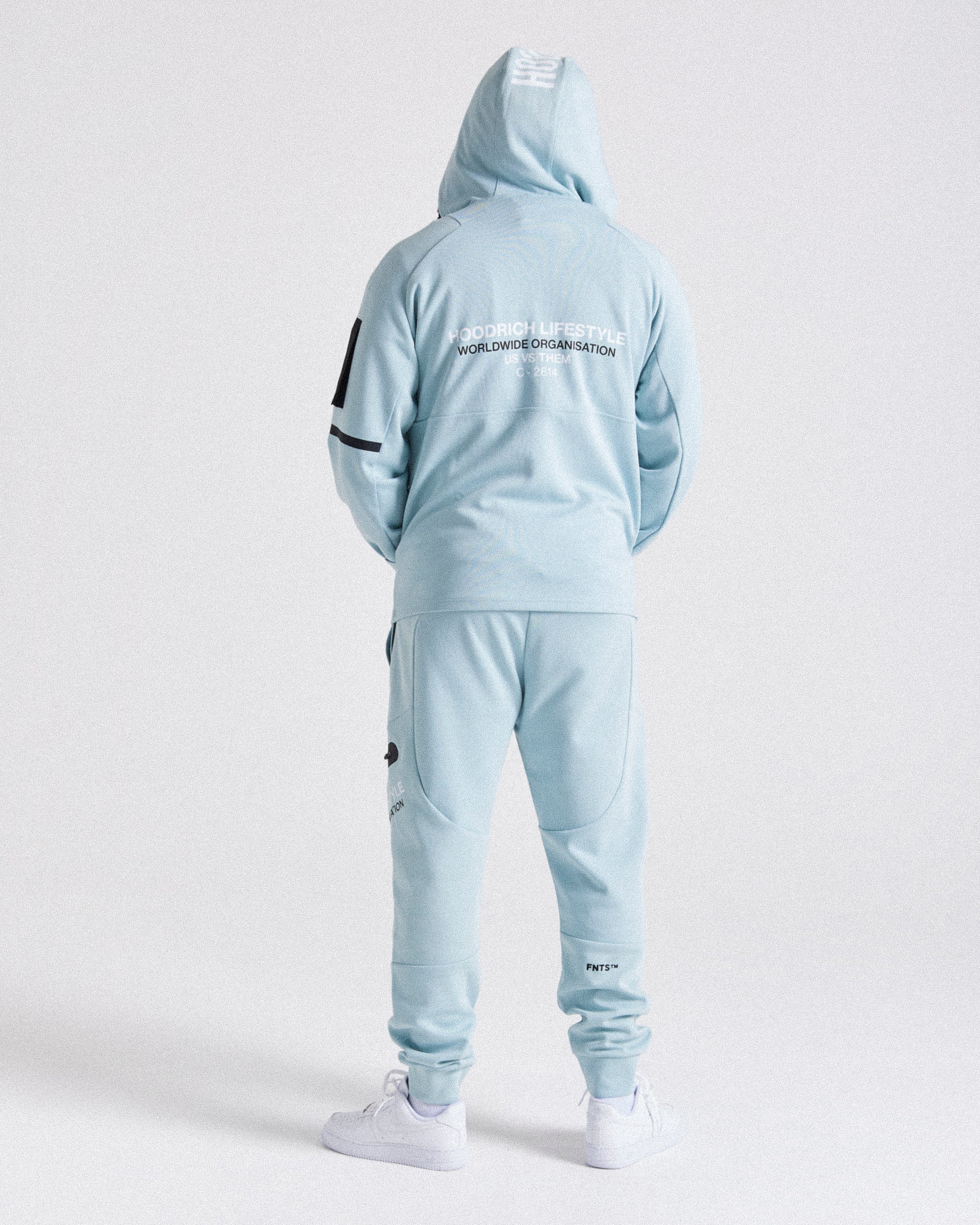 Circuit Zip Hoodie - Blue/White/Black - Image 9