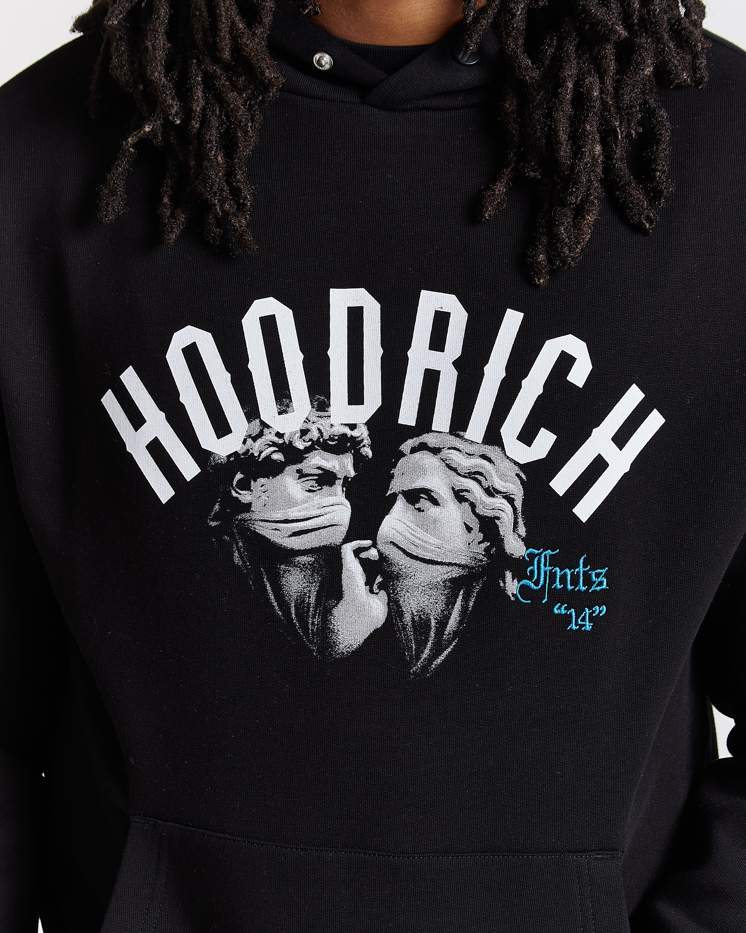 Conquer Hoodie - Black/White/Blue - Image 5