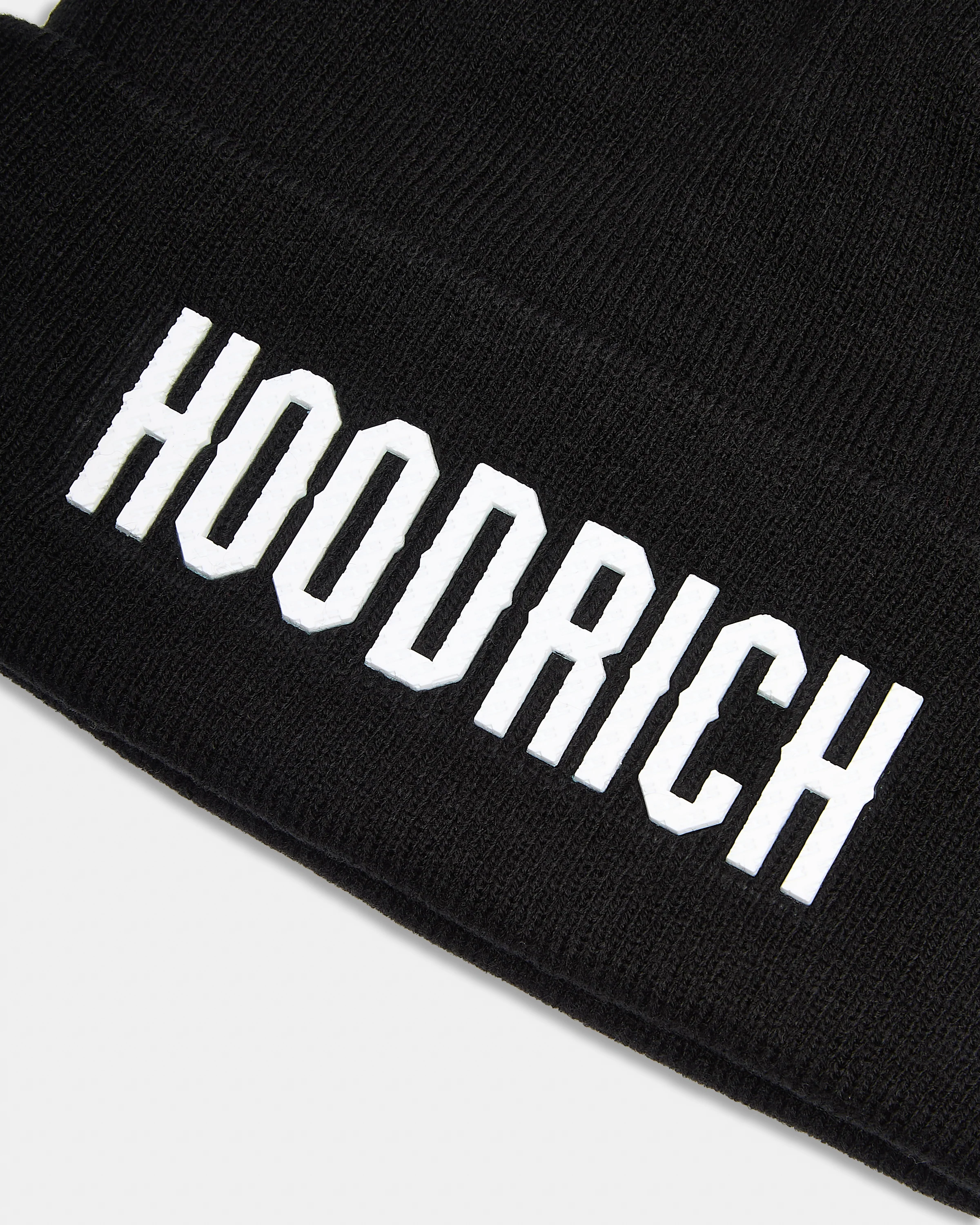 Core Knitted Beanie - Black/White - Image 4