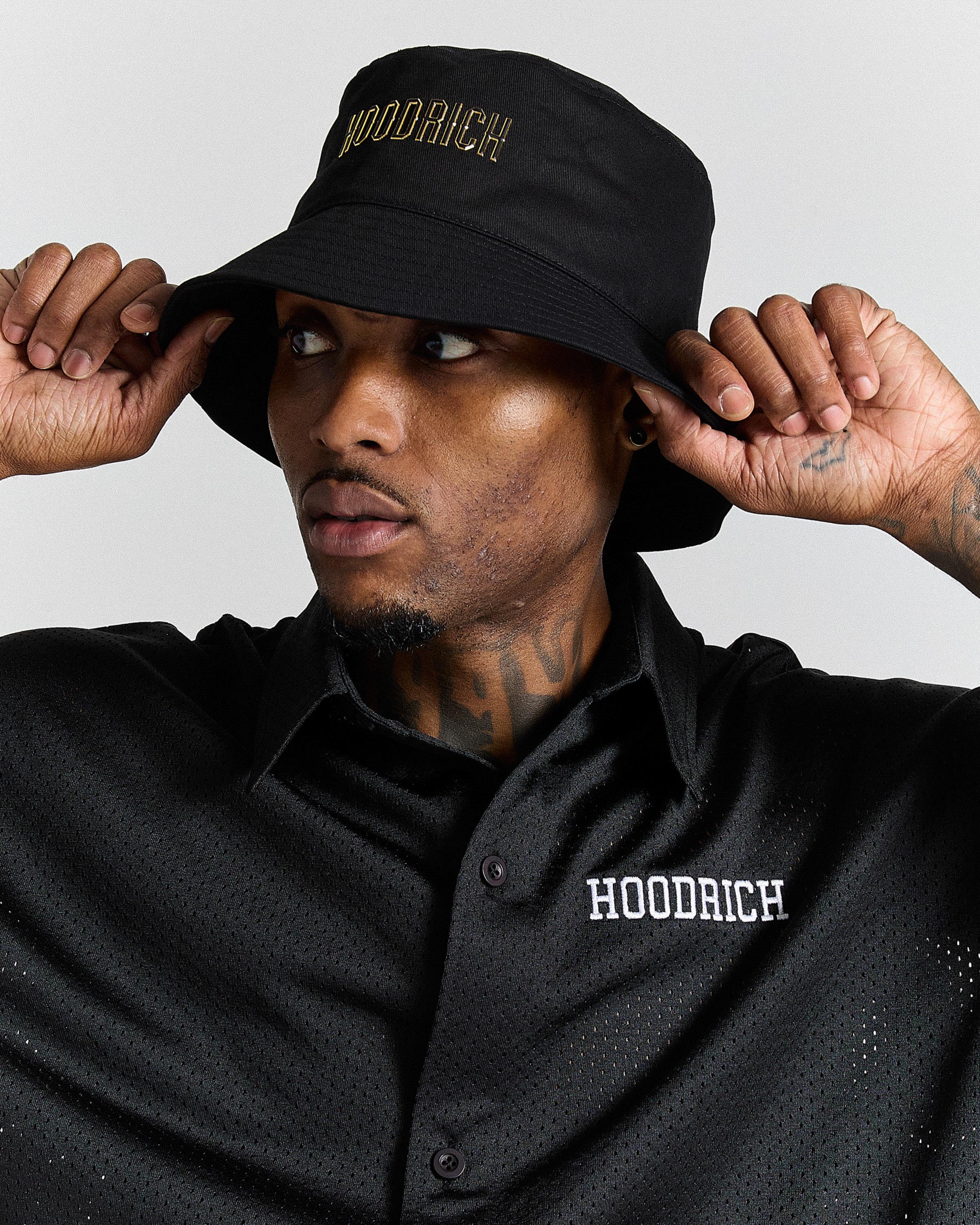 Coupe Bucket Hat - Black/Gold - Image 7