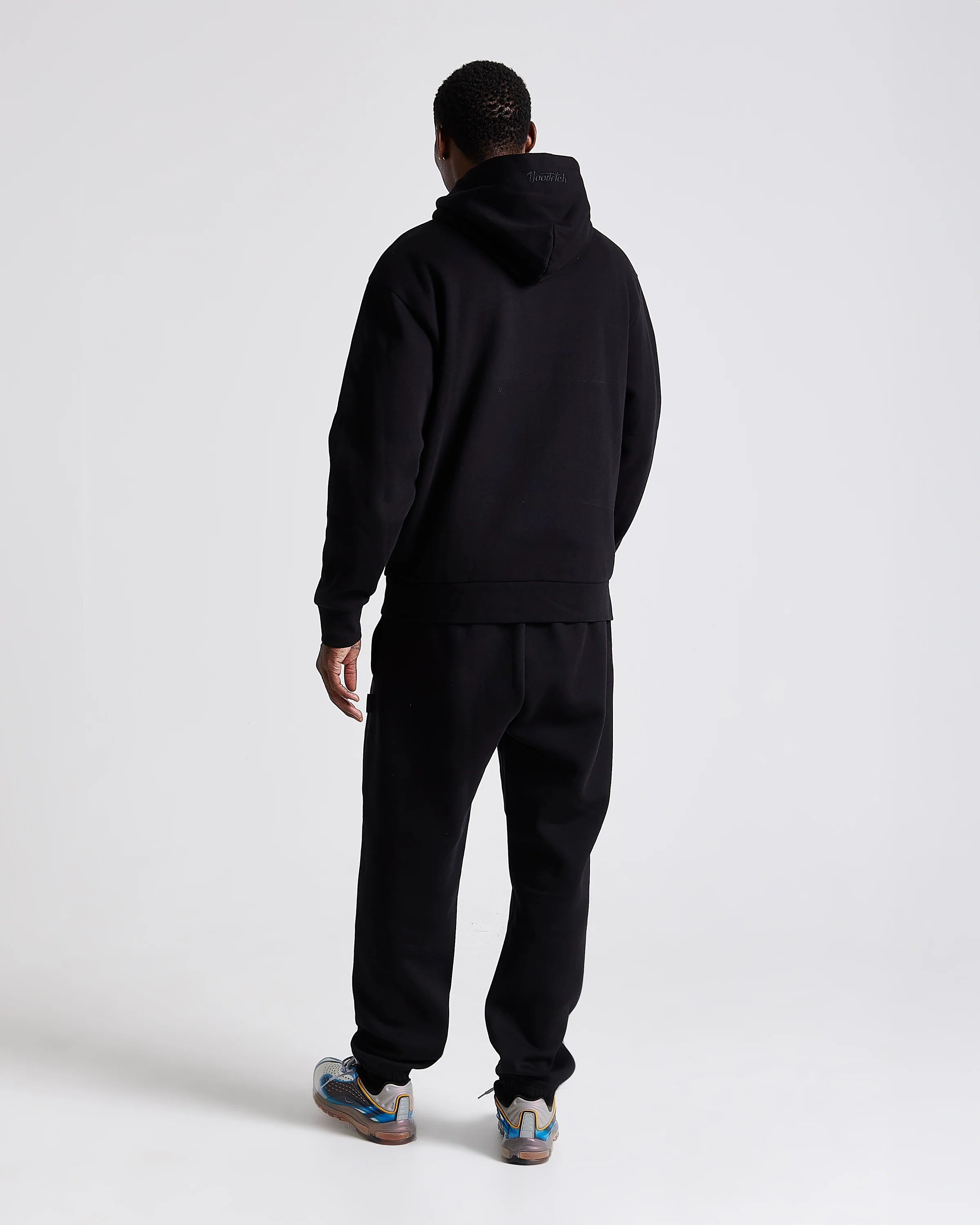 Curve Oversized Hoodie - Black/Blue - Image 7