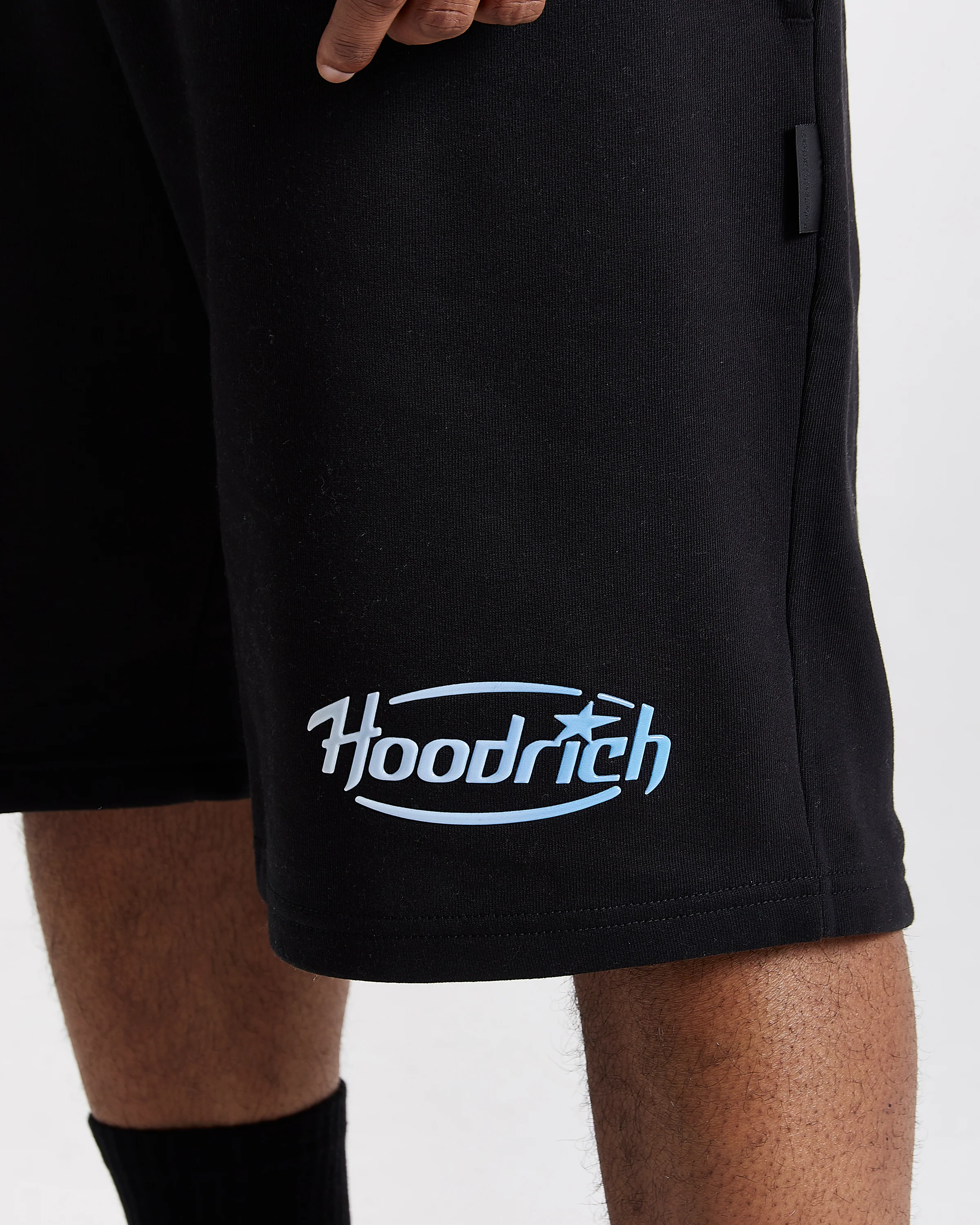 Curve Oversized Shorts - Black/Blue - Image 3