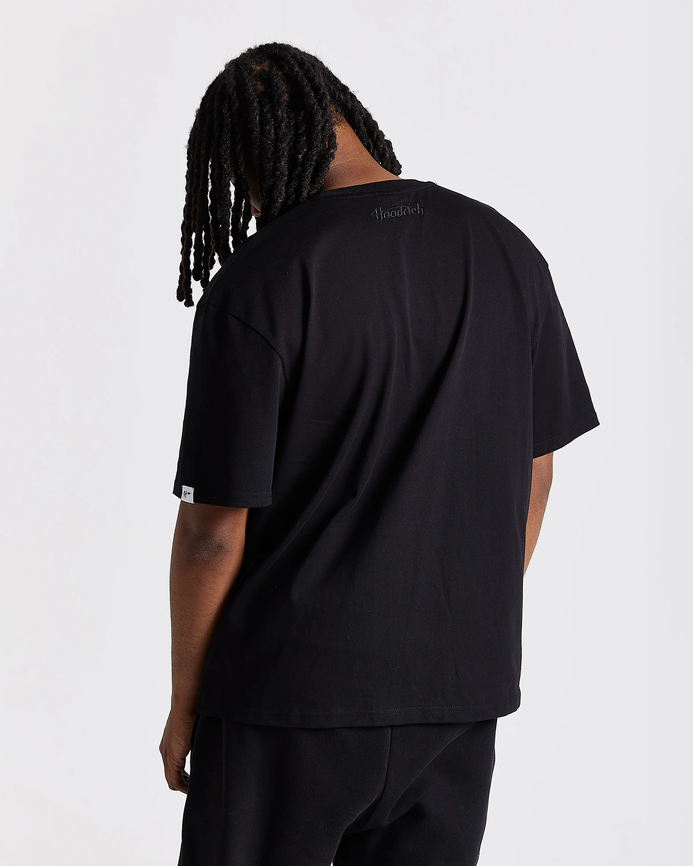 Curve Oversized T-Shirt - Black/Blue - Image 3