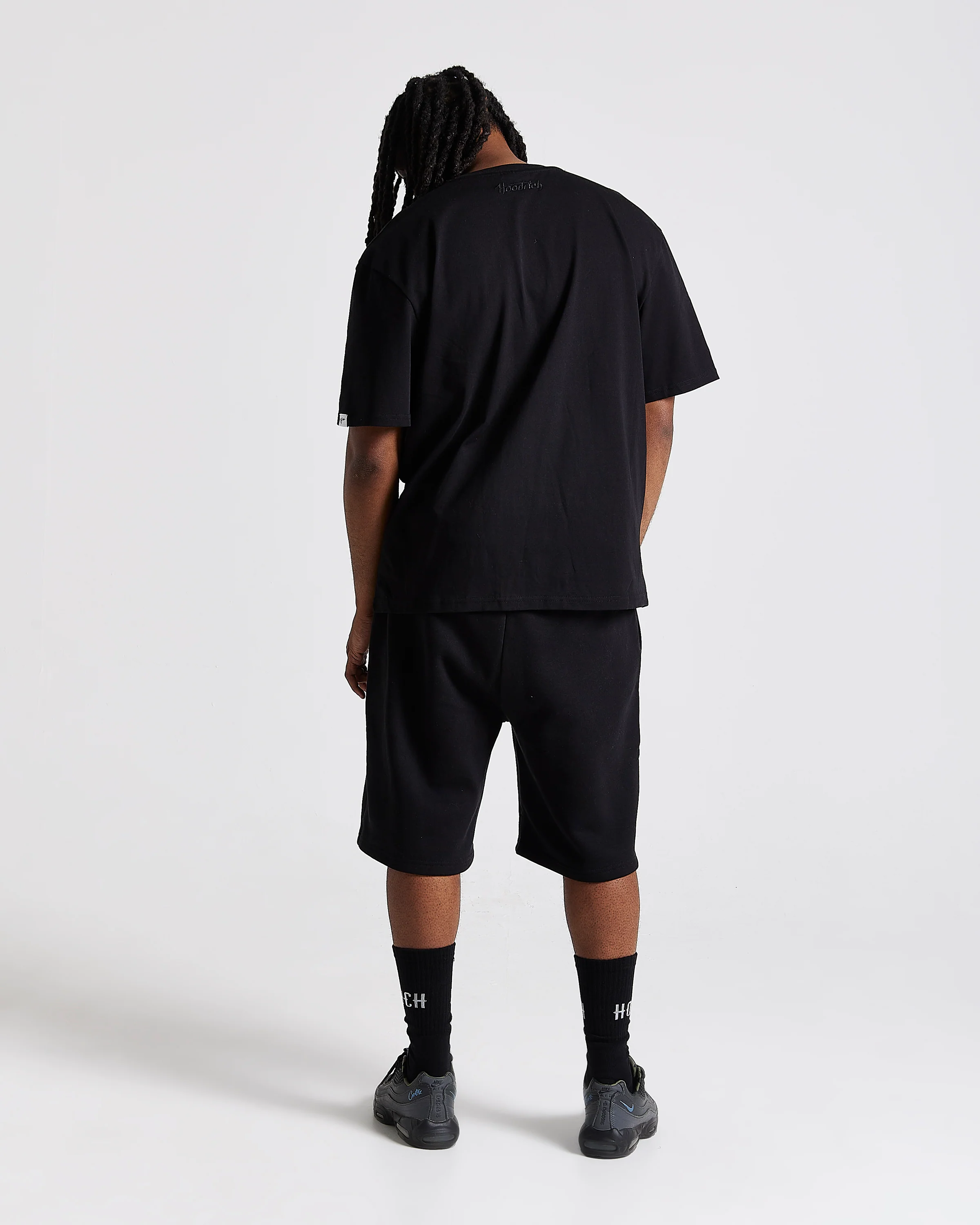 Curve Oversized T-Shirt - Black/Blue - Image 5