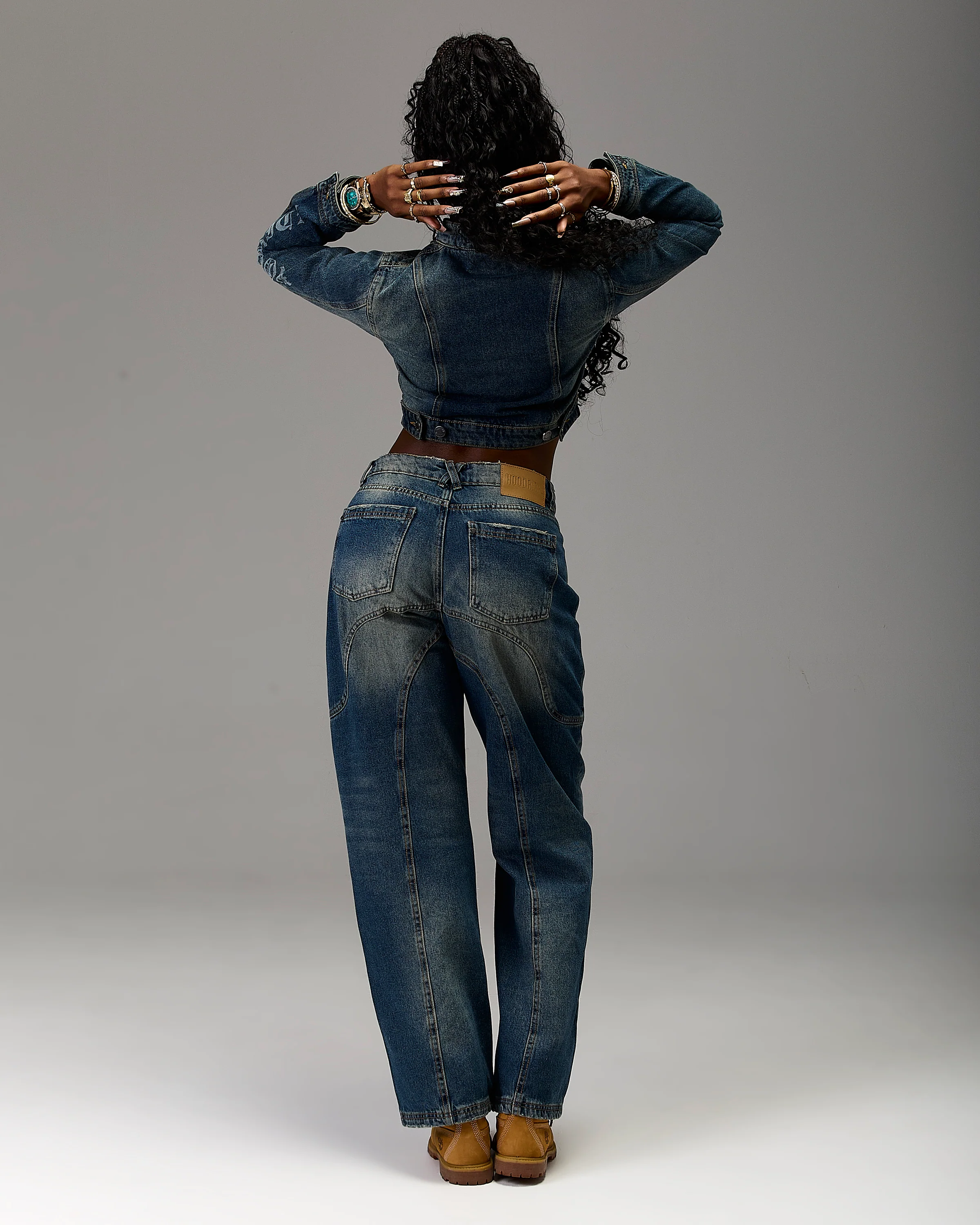 The Winner's Circle Snowdrift Denim Jacket - Dirty Wash - Image 8