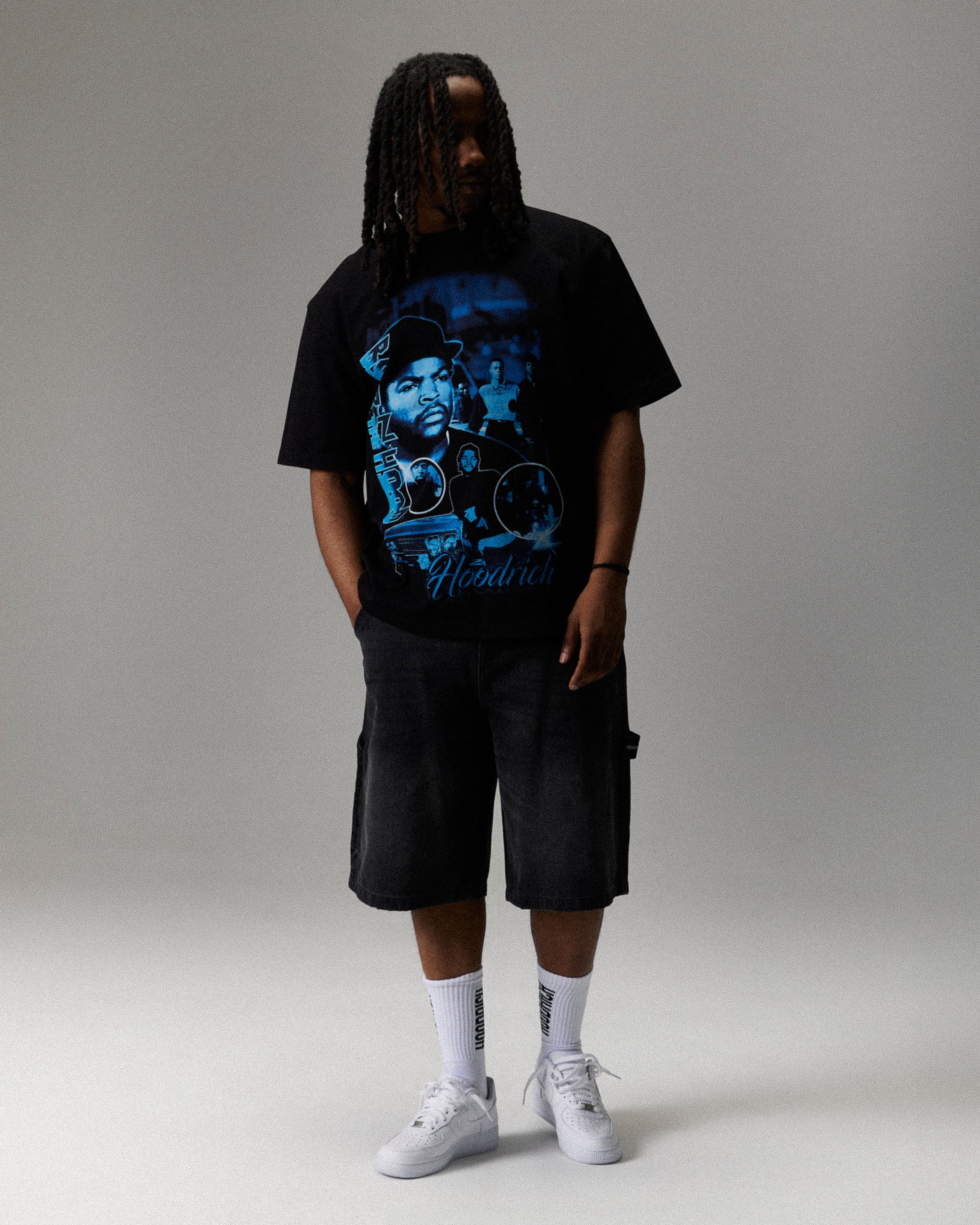 Empire Boyz N The Hood T-Shirt - Black/Blue - Image 3