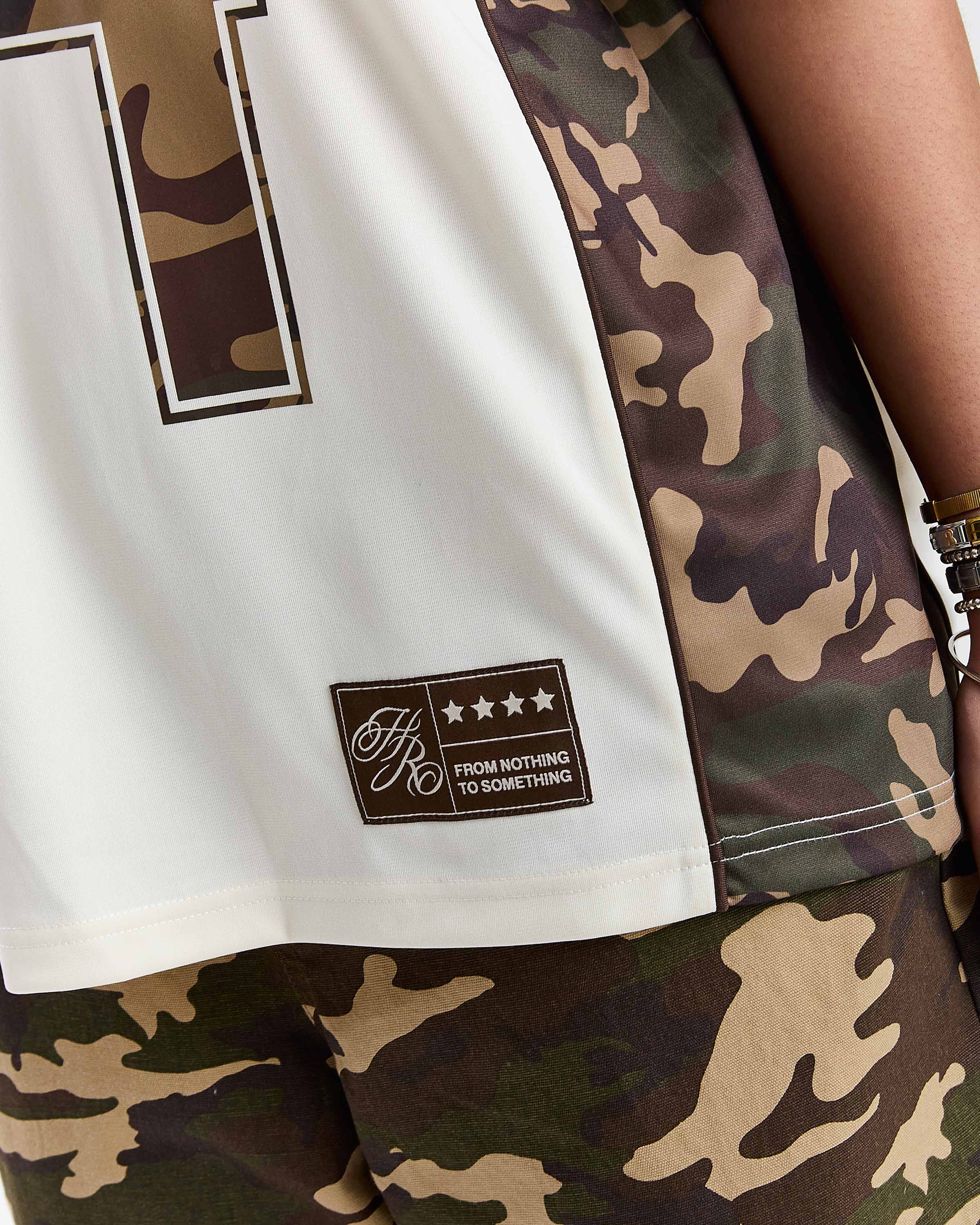 Field Oversized Jersey - White/Camo - Image 5