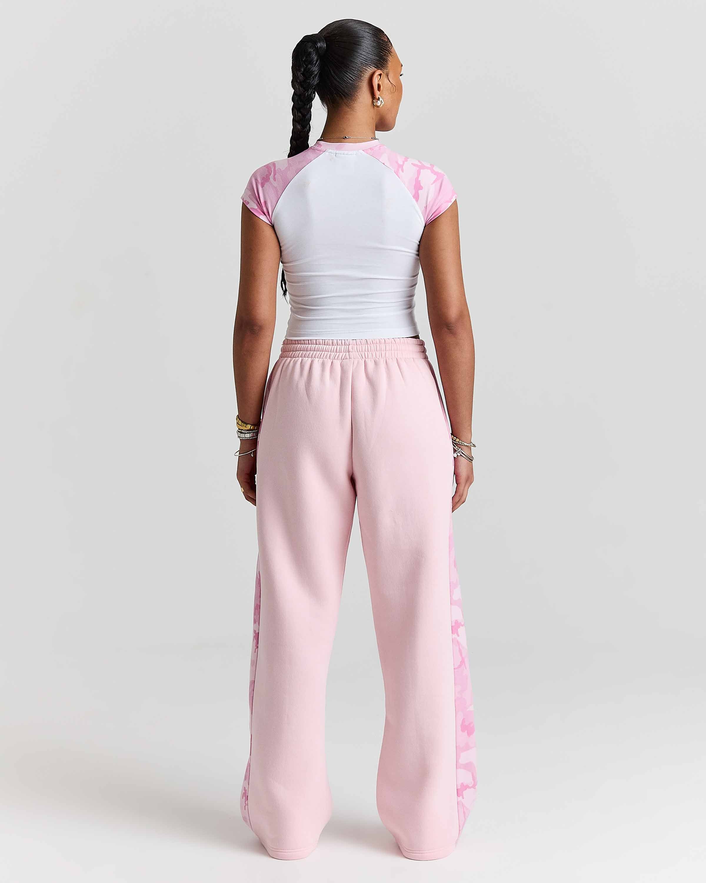 Field Fitted Tee - White/Pink Camo - Image 4