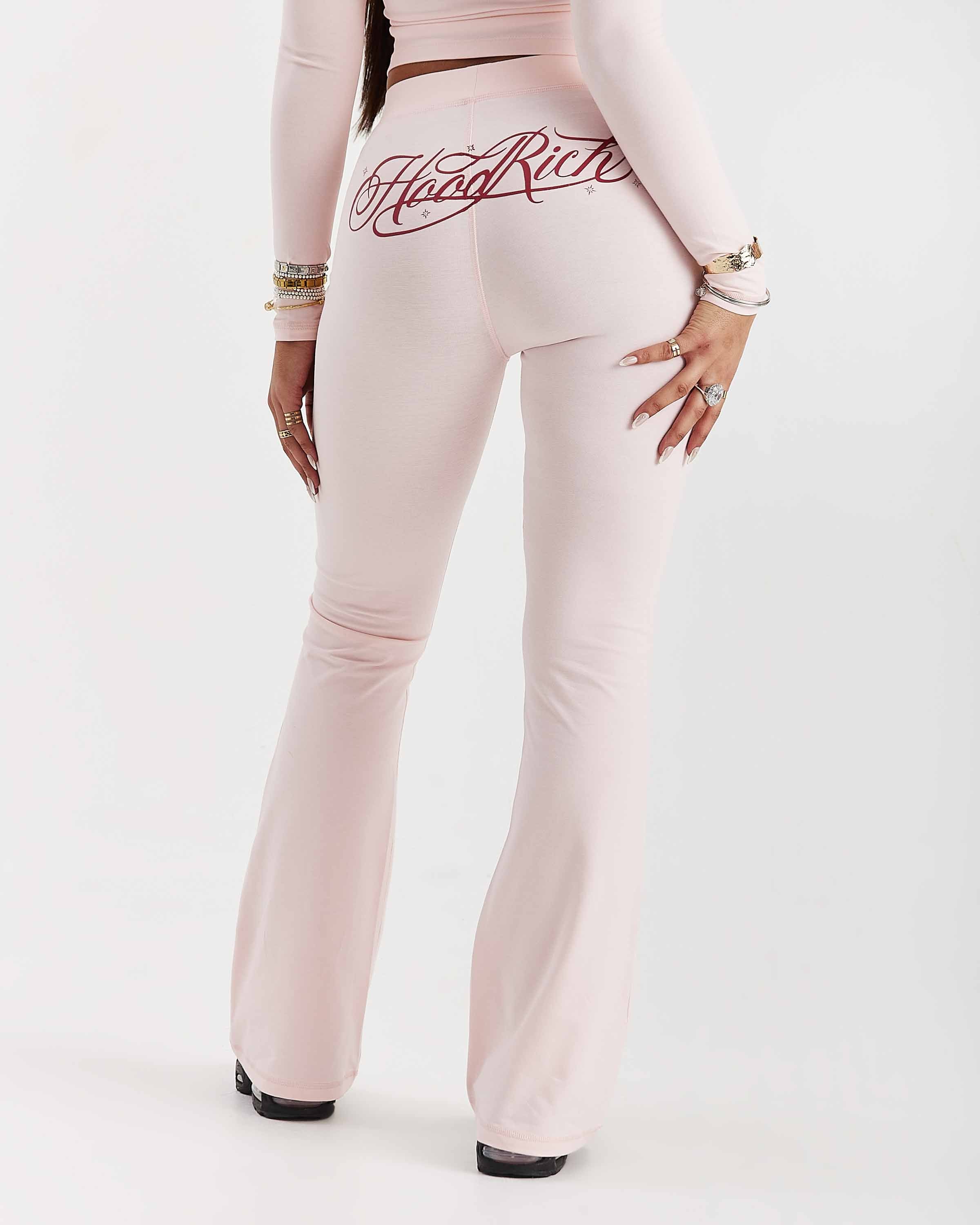 Solace Flare Leggings - Pink - Image 3