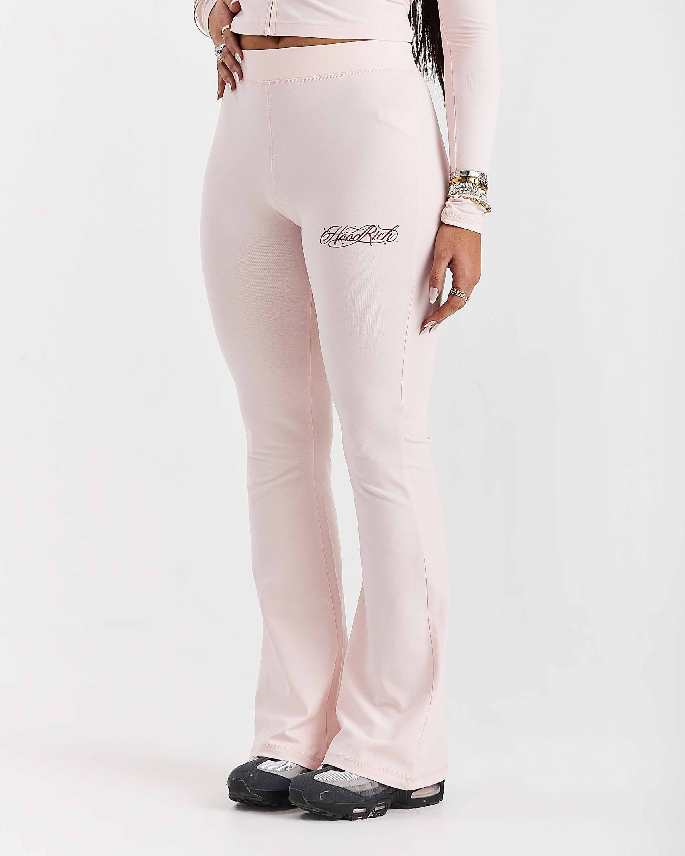 Solace Flare Leggings - Pink - Image 8