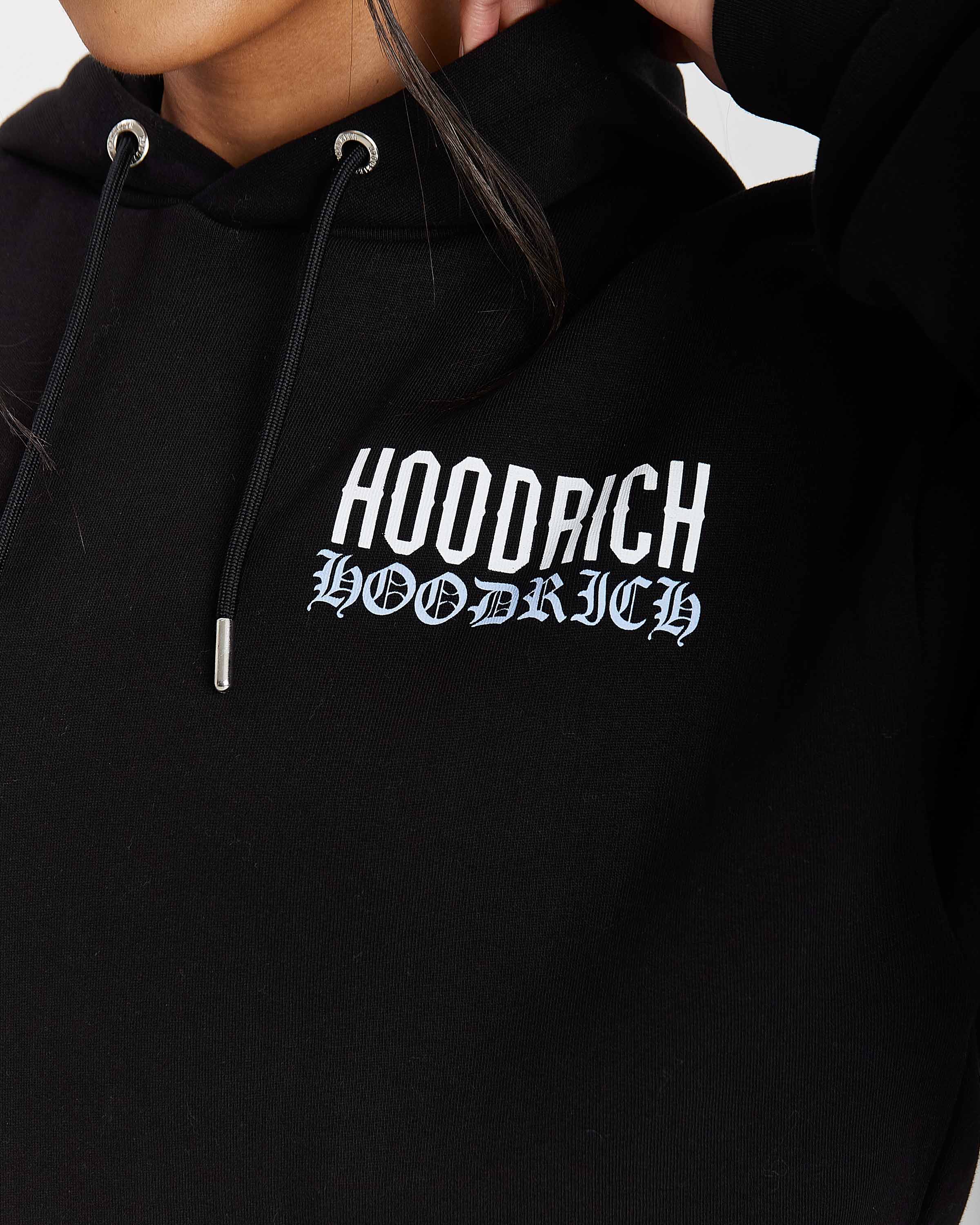 Flex Oversized Hoodie - Black/White - Image 6