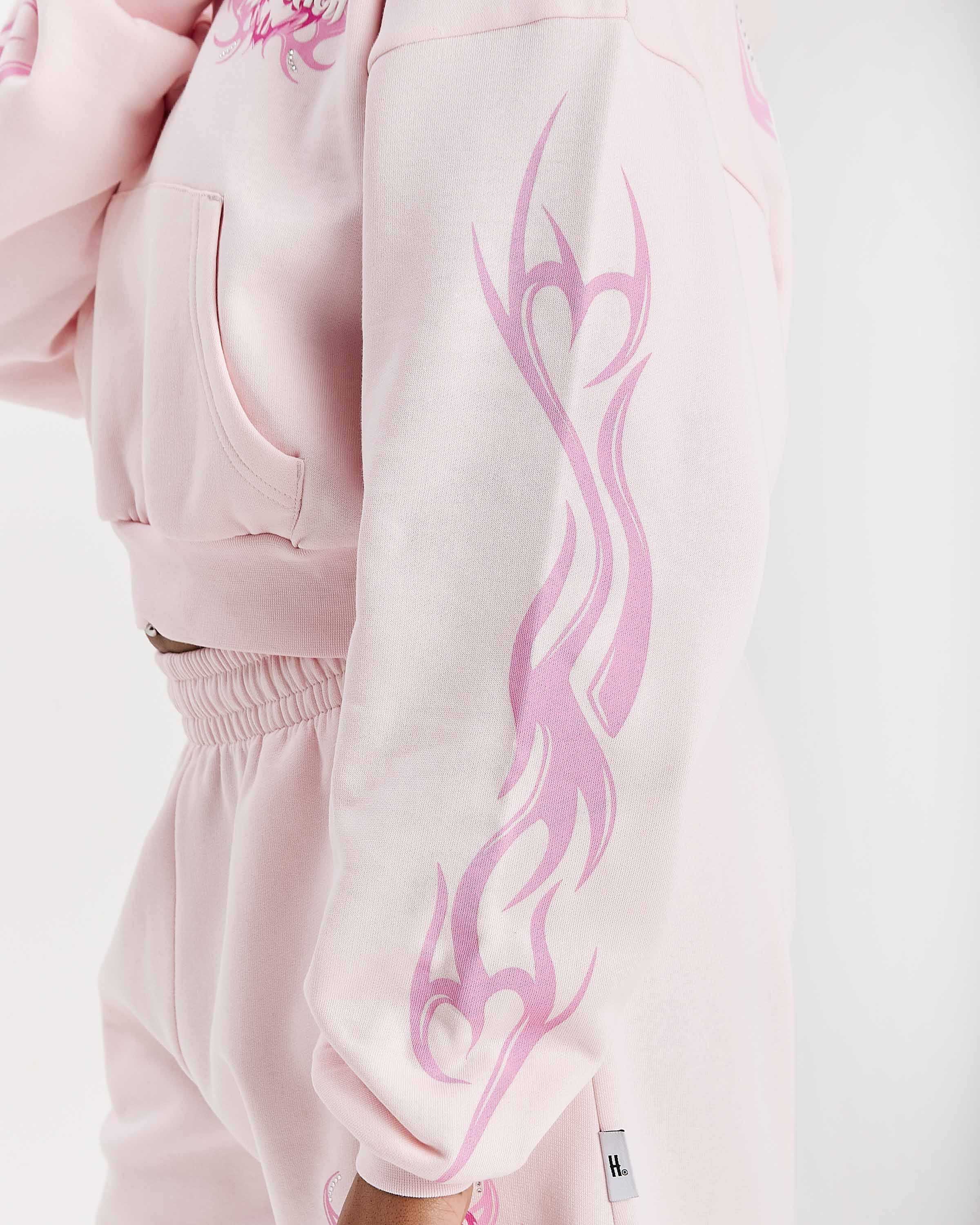 Flux Boxy Hoodie - Pink - Image 4