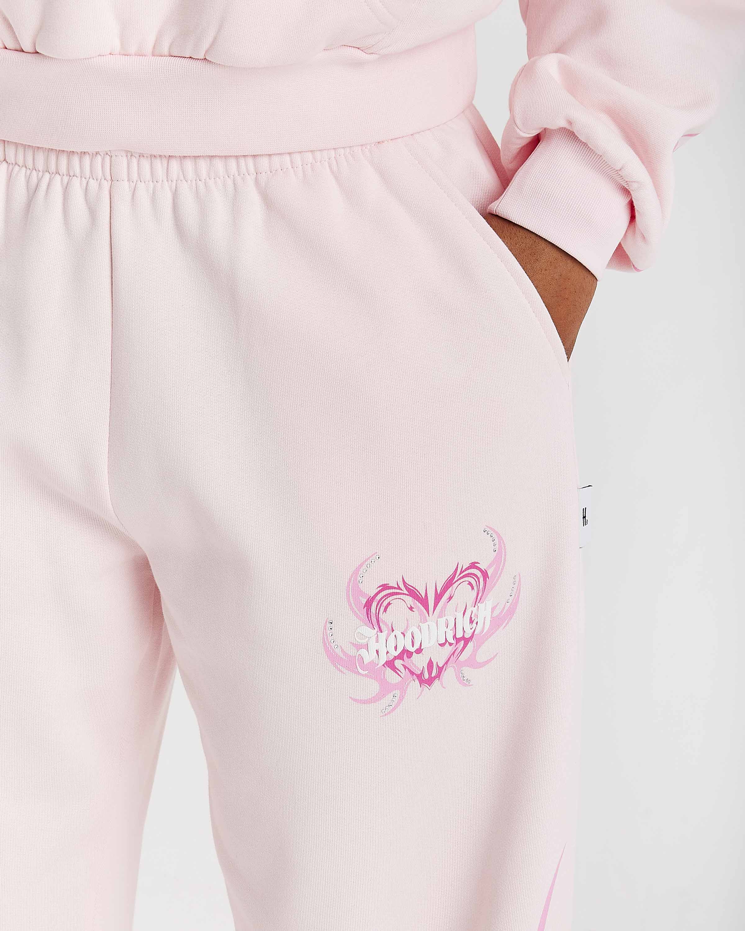 Flux Oversized Wide Leg Joggers - Pink - Image 5