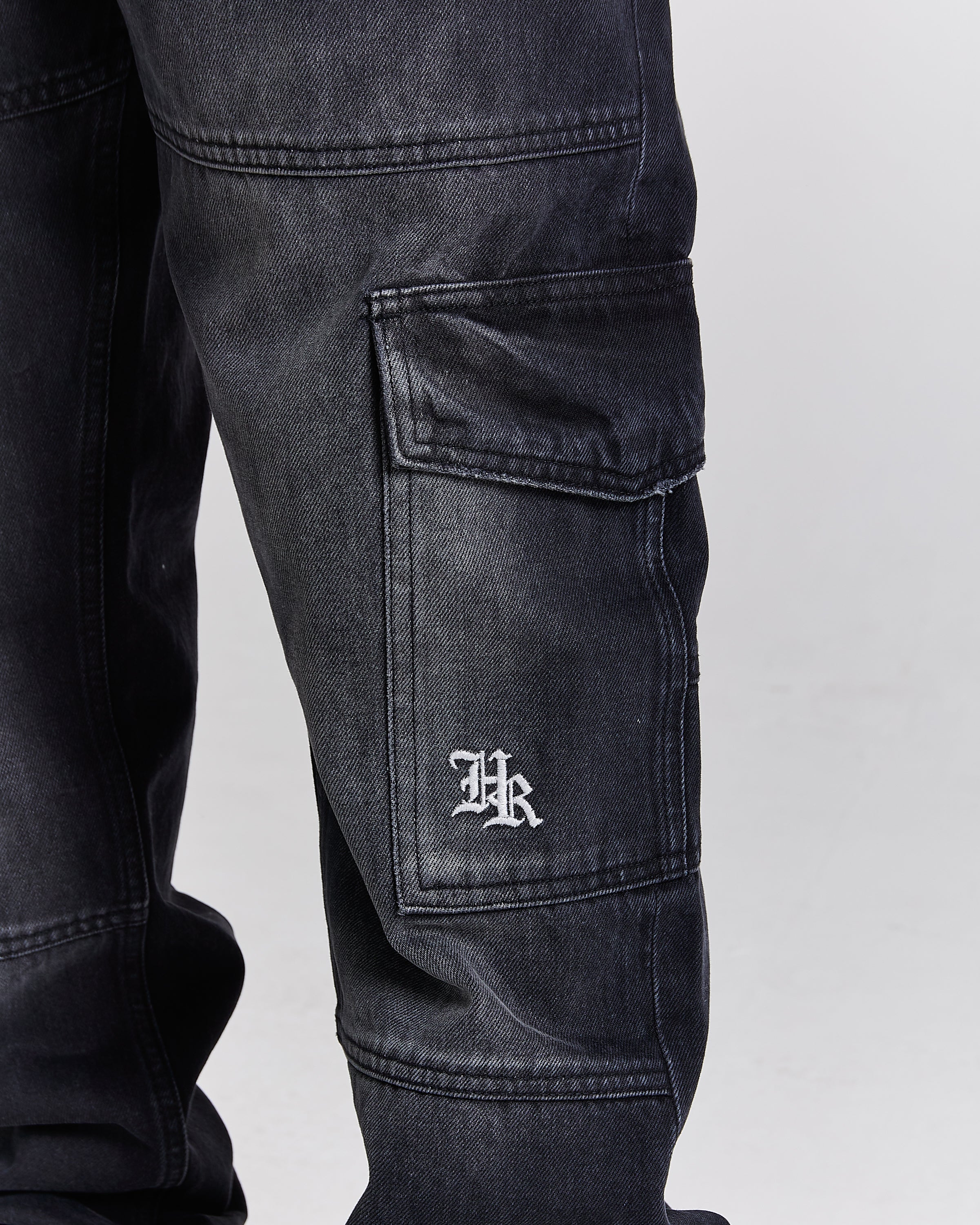 Force Denim Jeans - Black Wash - Image 3