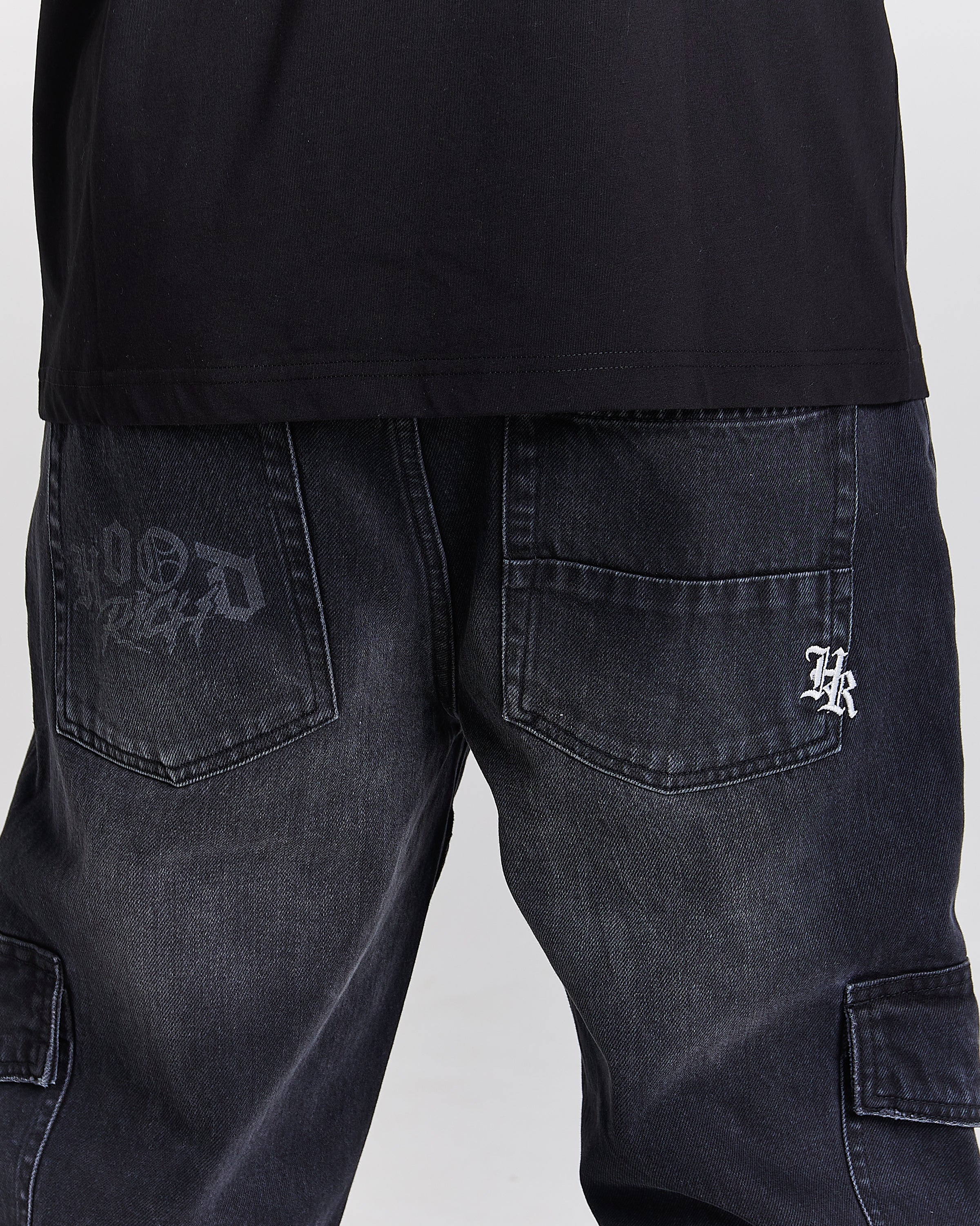 Force Denim Jeans - Black Wash - Image 4