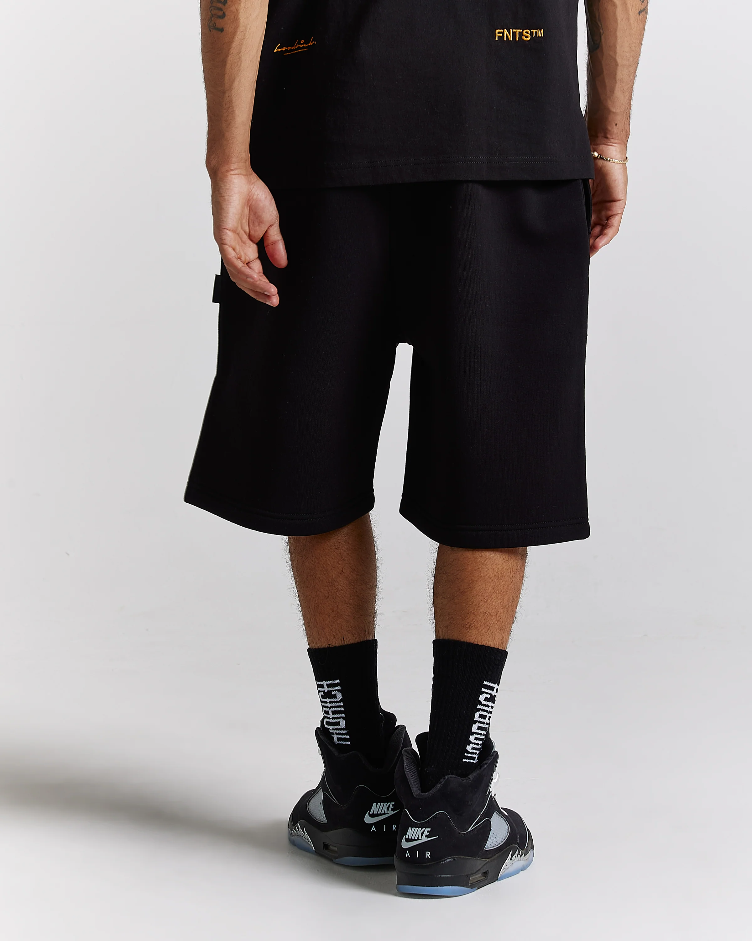 Galaxy Oversized Shorts - Black/White - Image 4