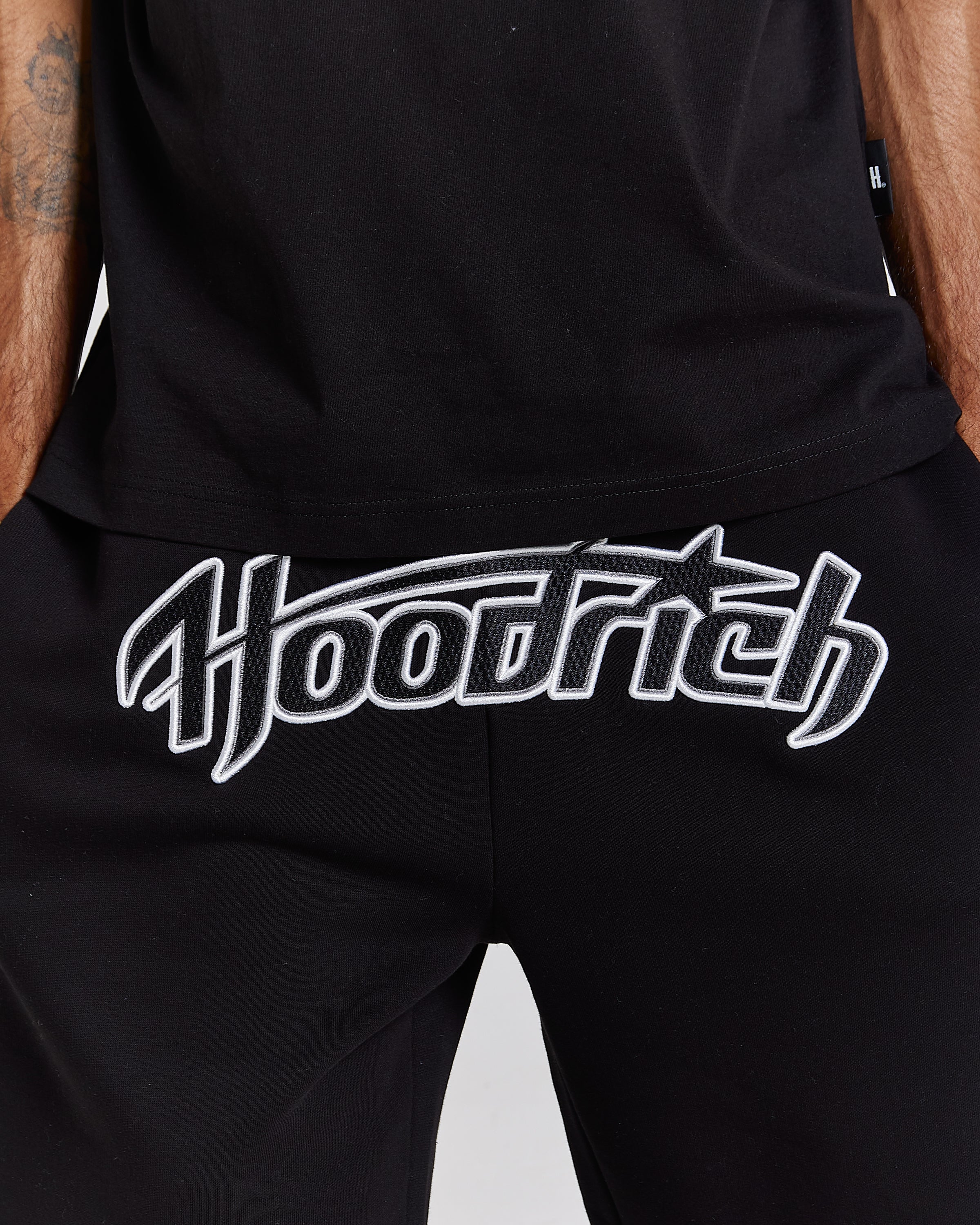 Galaxy Oversized Shorts - Black/White - Image 5