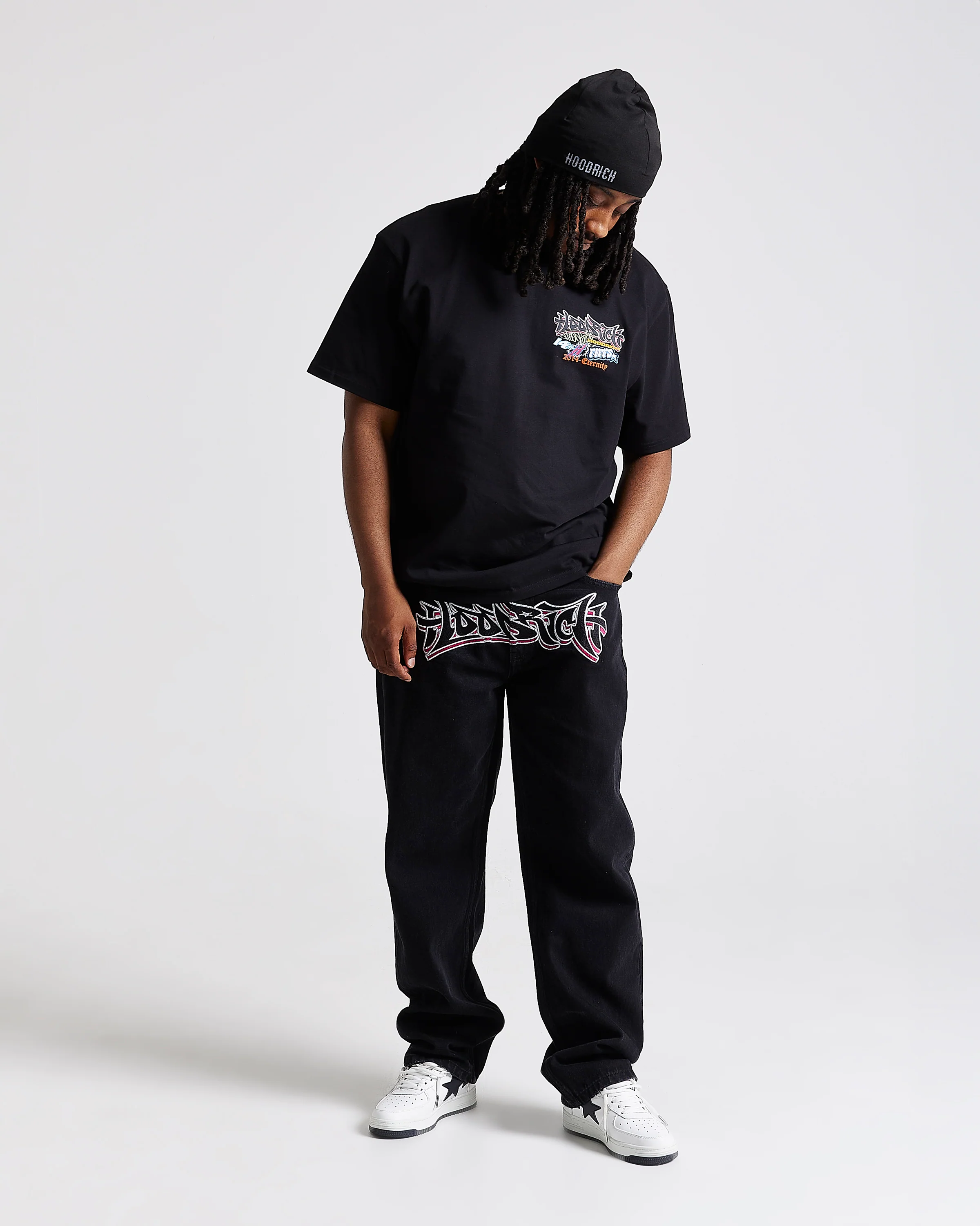 Graff Denim Jeans - Washed Black - Image 6