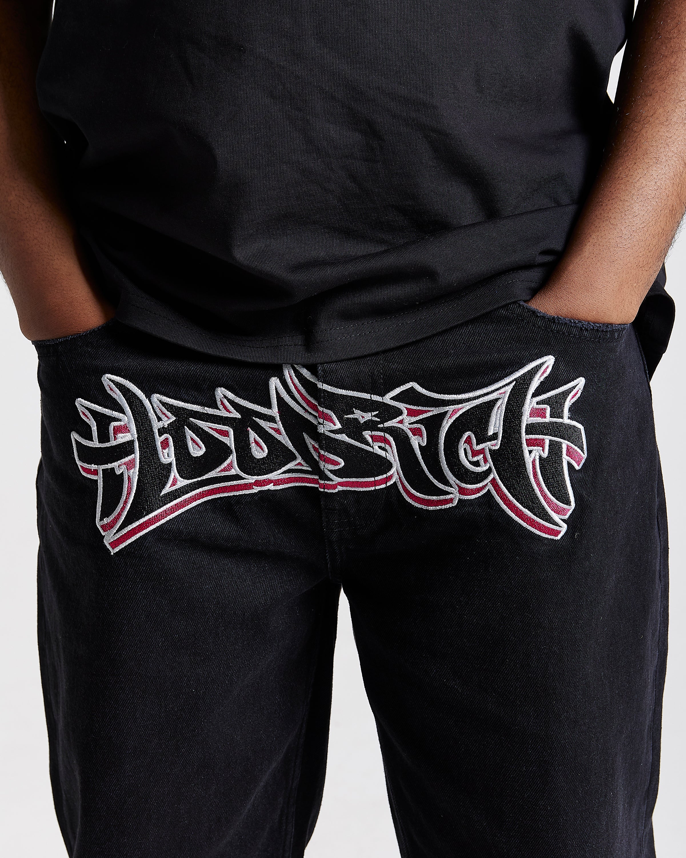 Graff Denim Jeans - Washed Black - Image 9