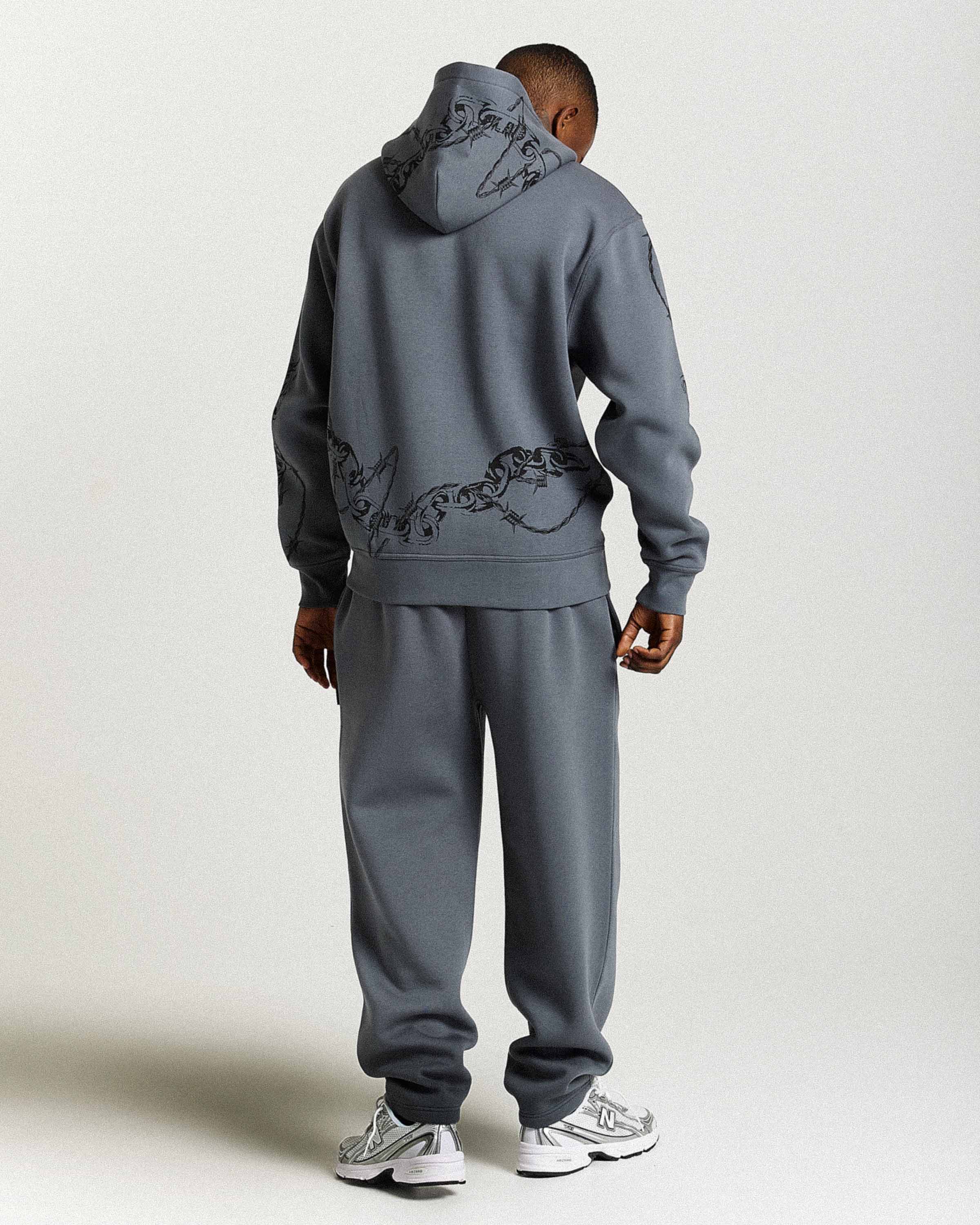Guepard Oversized Joggers - Grey/Black/White - Image 3