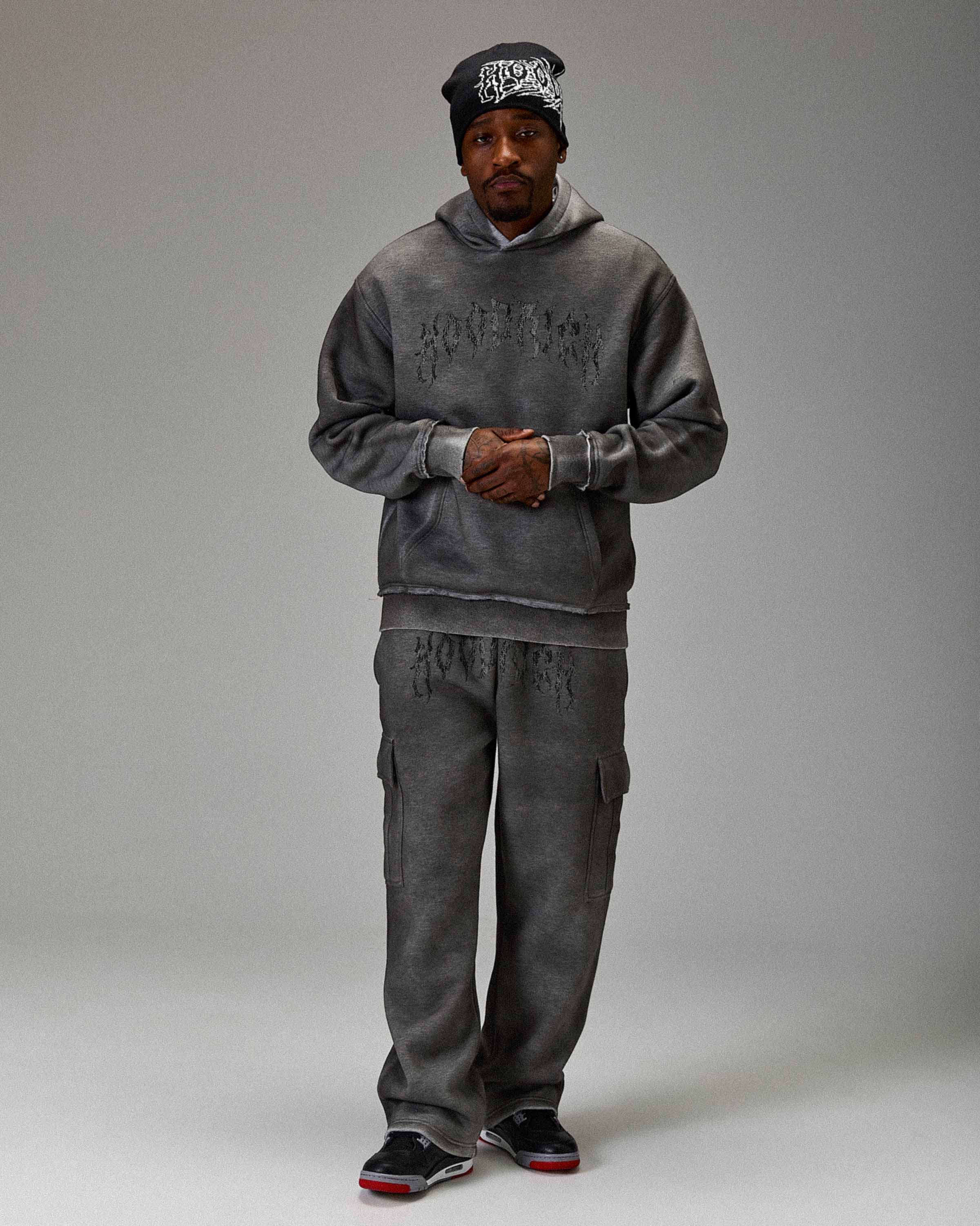The Winner's Circle Hazy Oversized Hoodie - Grey - Image 10