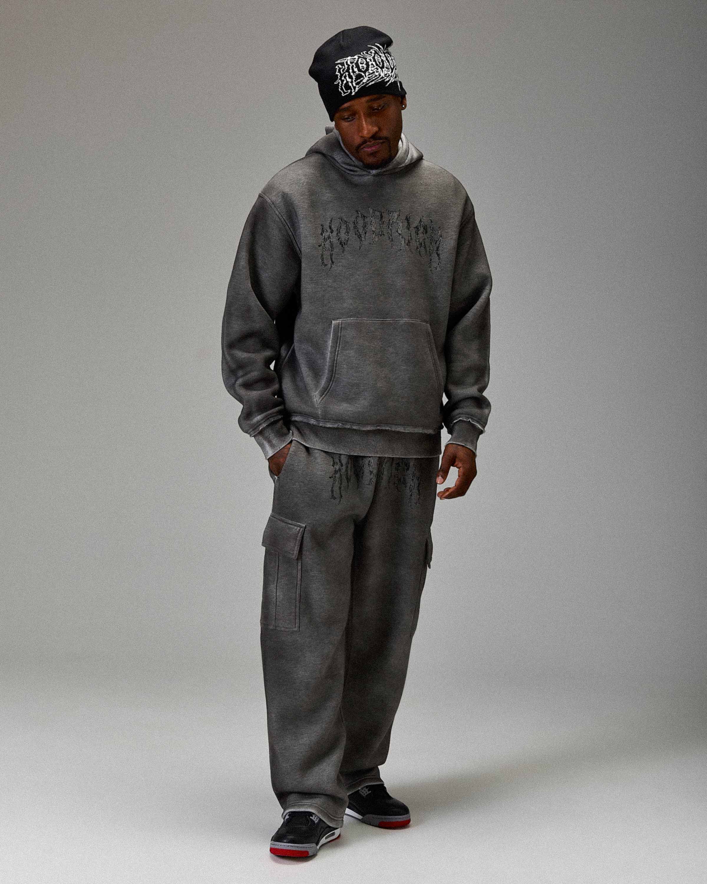 The Winner's Circle Hazy Oversized Hoodie - Grey - Image 7
