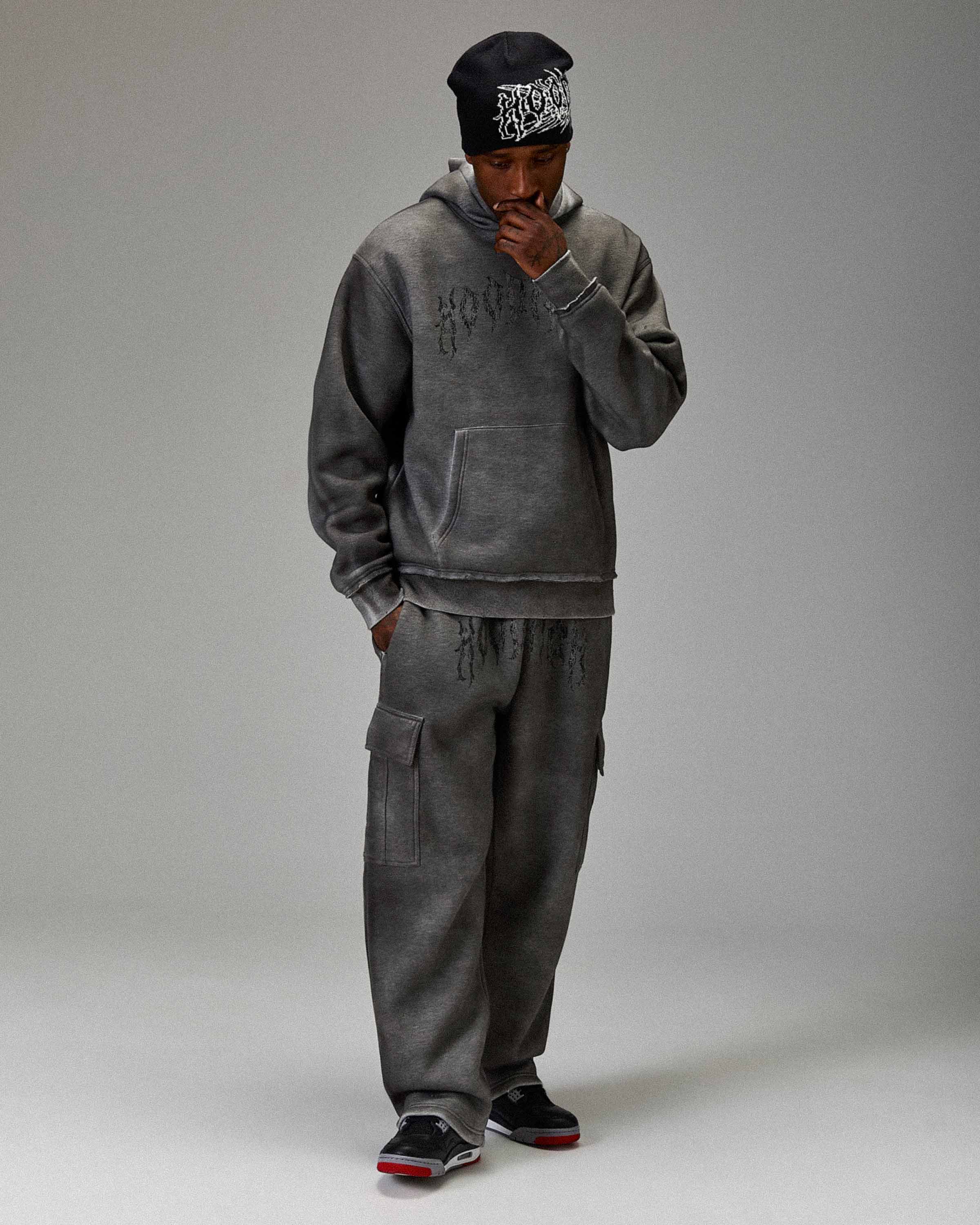 The Winner's Circle Hazy Oversized Hoodie - Grey - Image 8