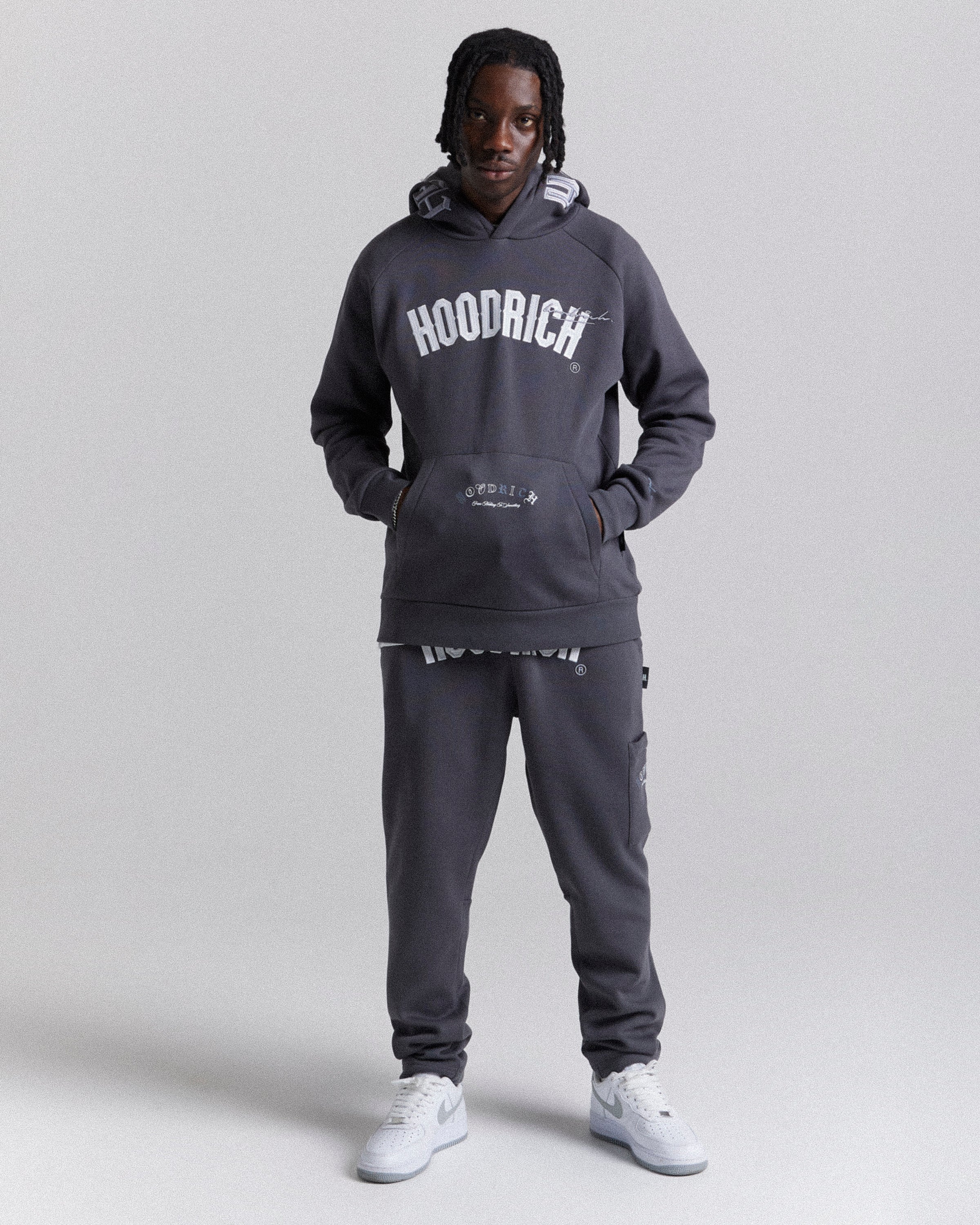 Heat Hoodie - Grey/White - Image 5