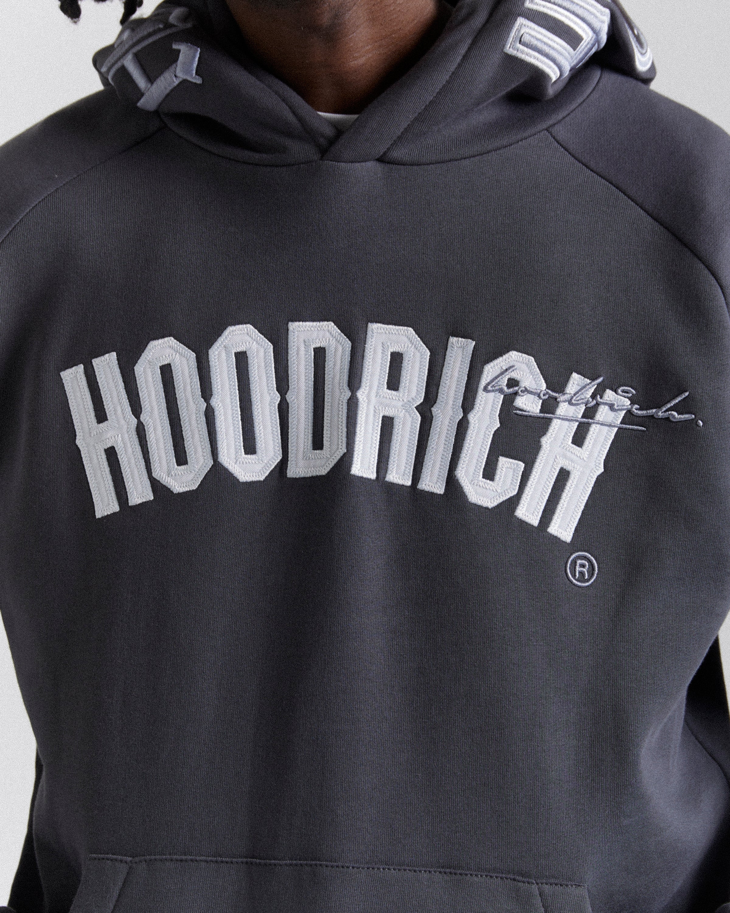 Heat Hoodie - Grey/White - Image 7