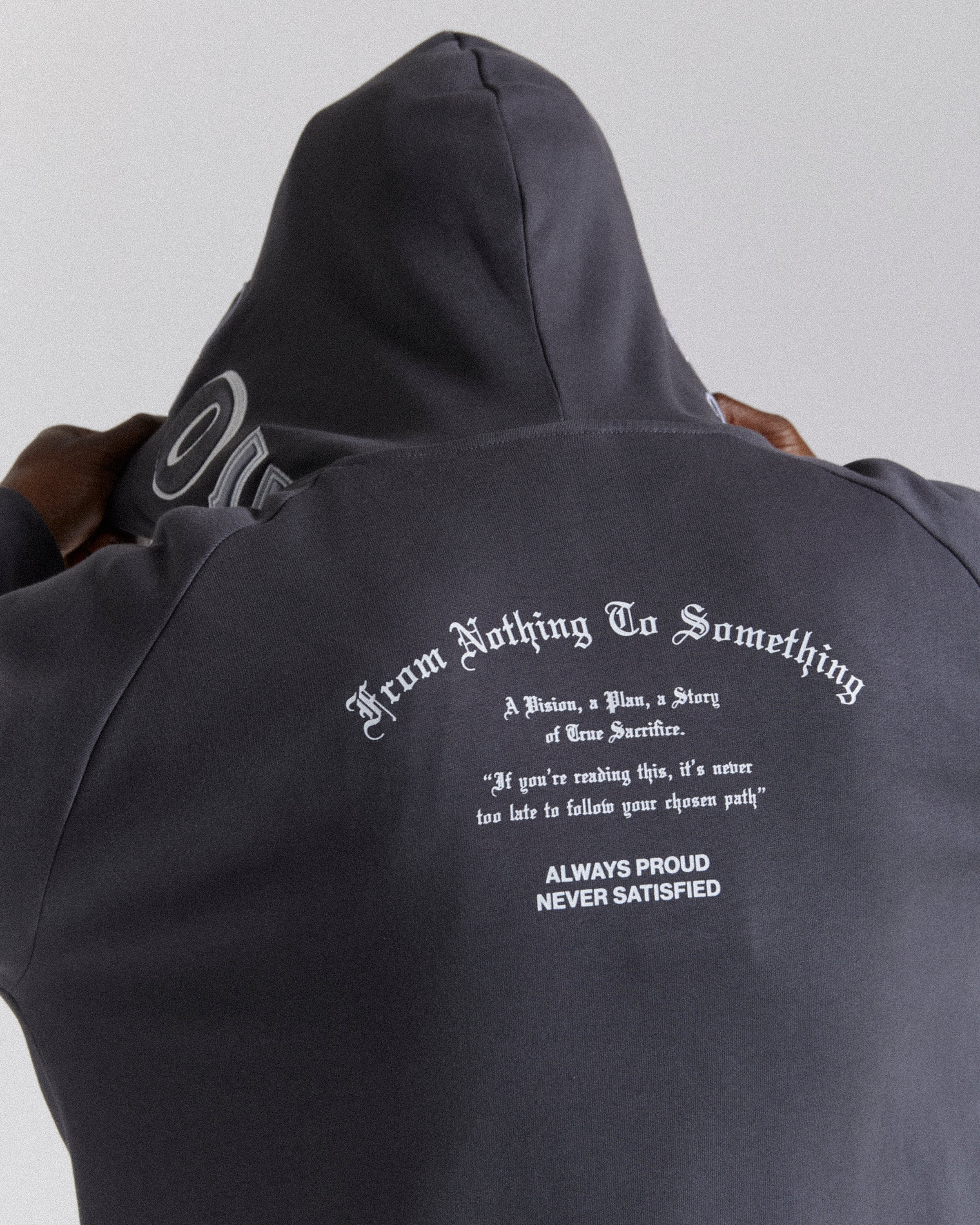 Heat Hoodie - Grey/White - Image 8