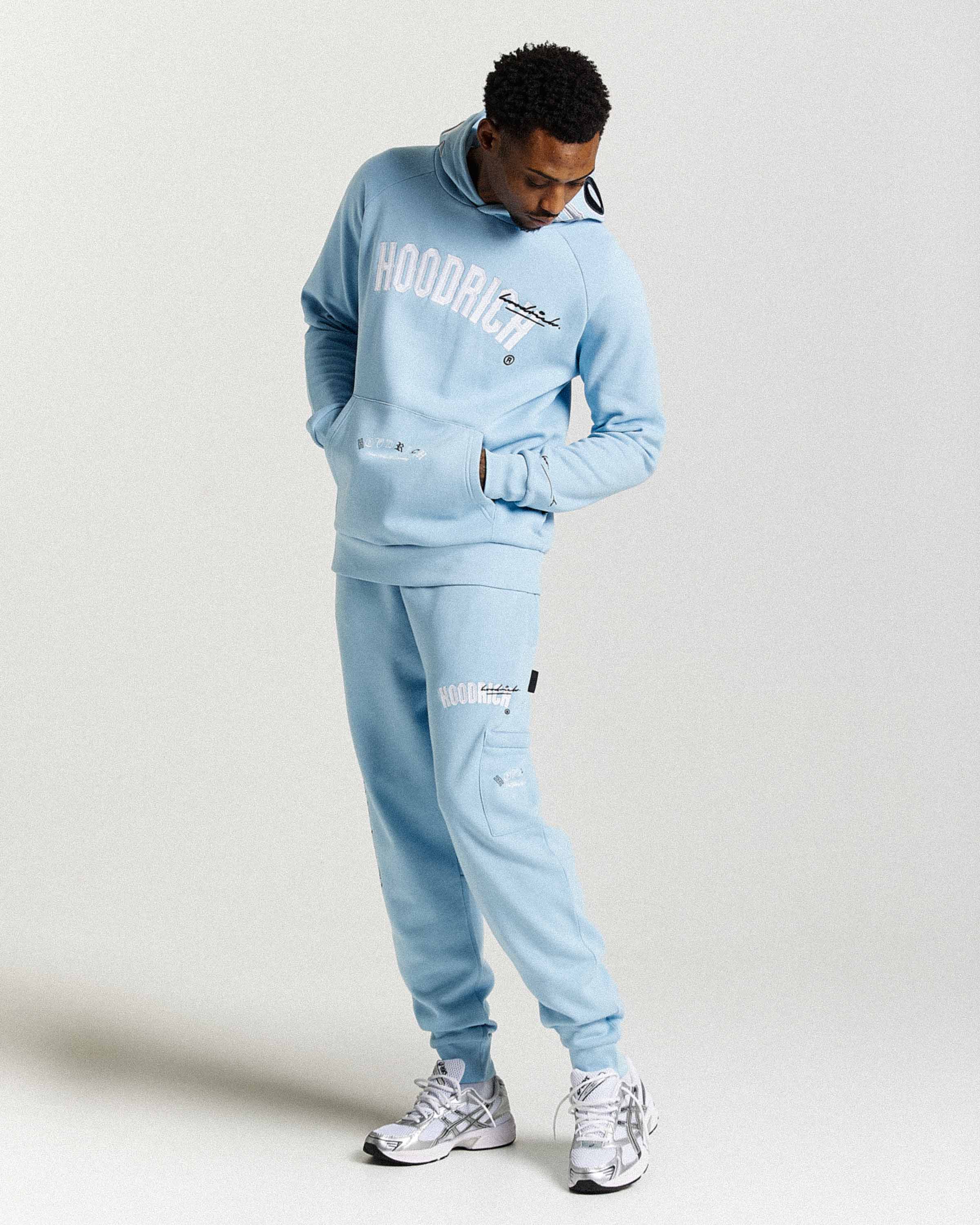 Heat Hoodie - Blue/White - Image 11