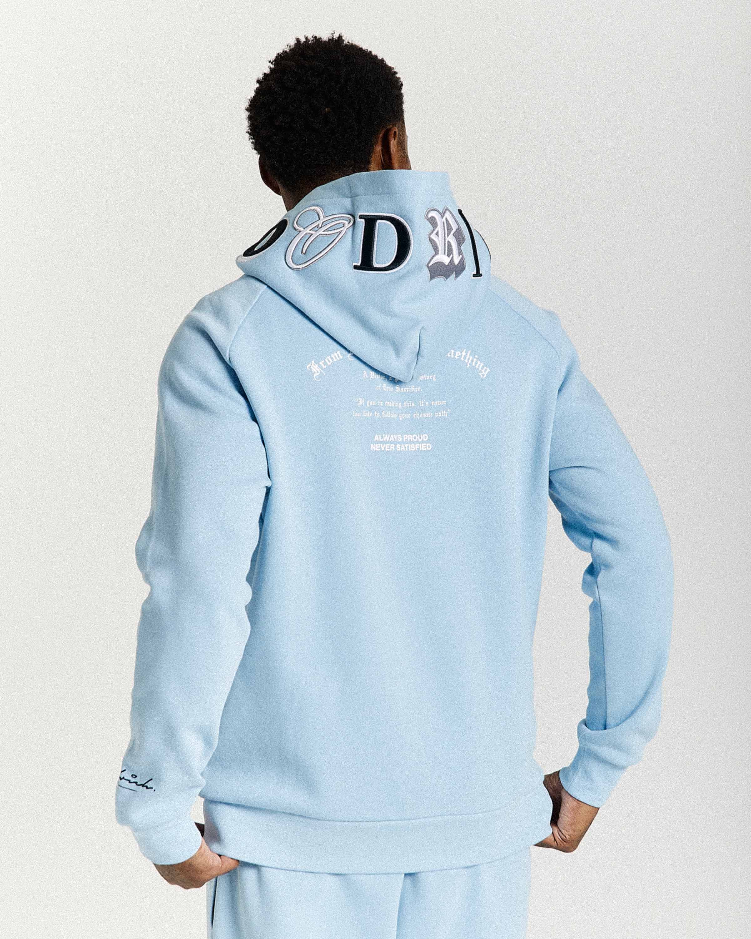 Heat Hoodie - Blue/White - Image 3