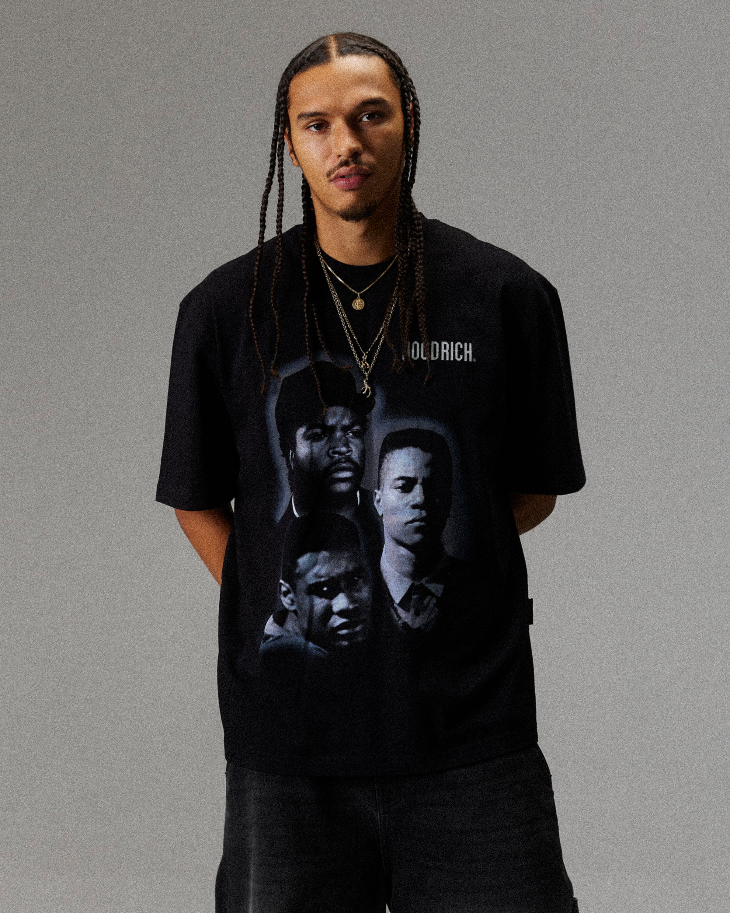 Heritage Boyz N The Hood T-Shirt - Black/Grey - Image 7