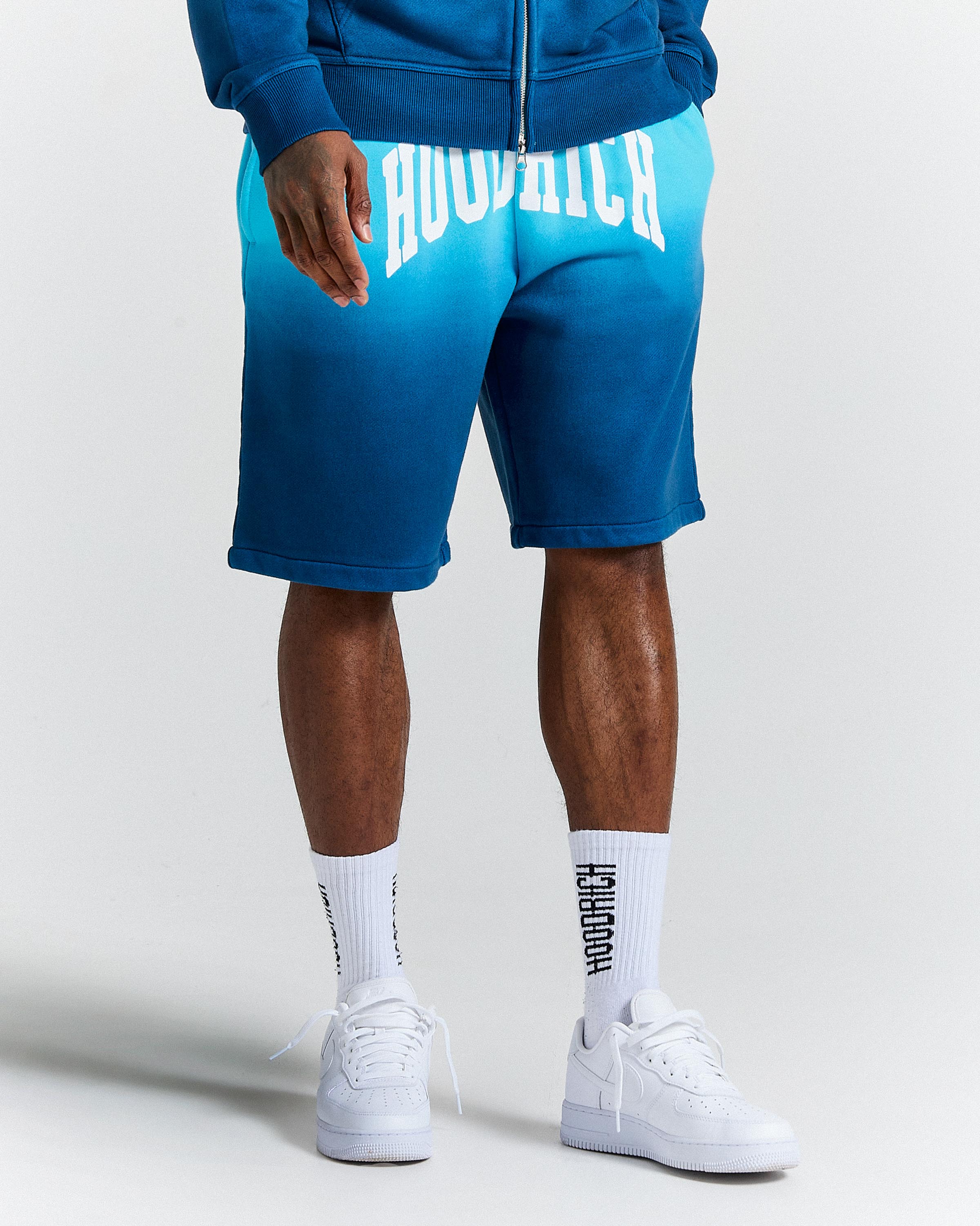 The Winner's Circle Horizon Oversized Shorts - Blue - Image 6
