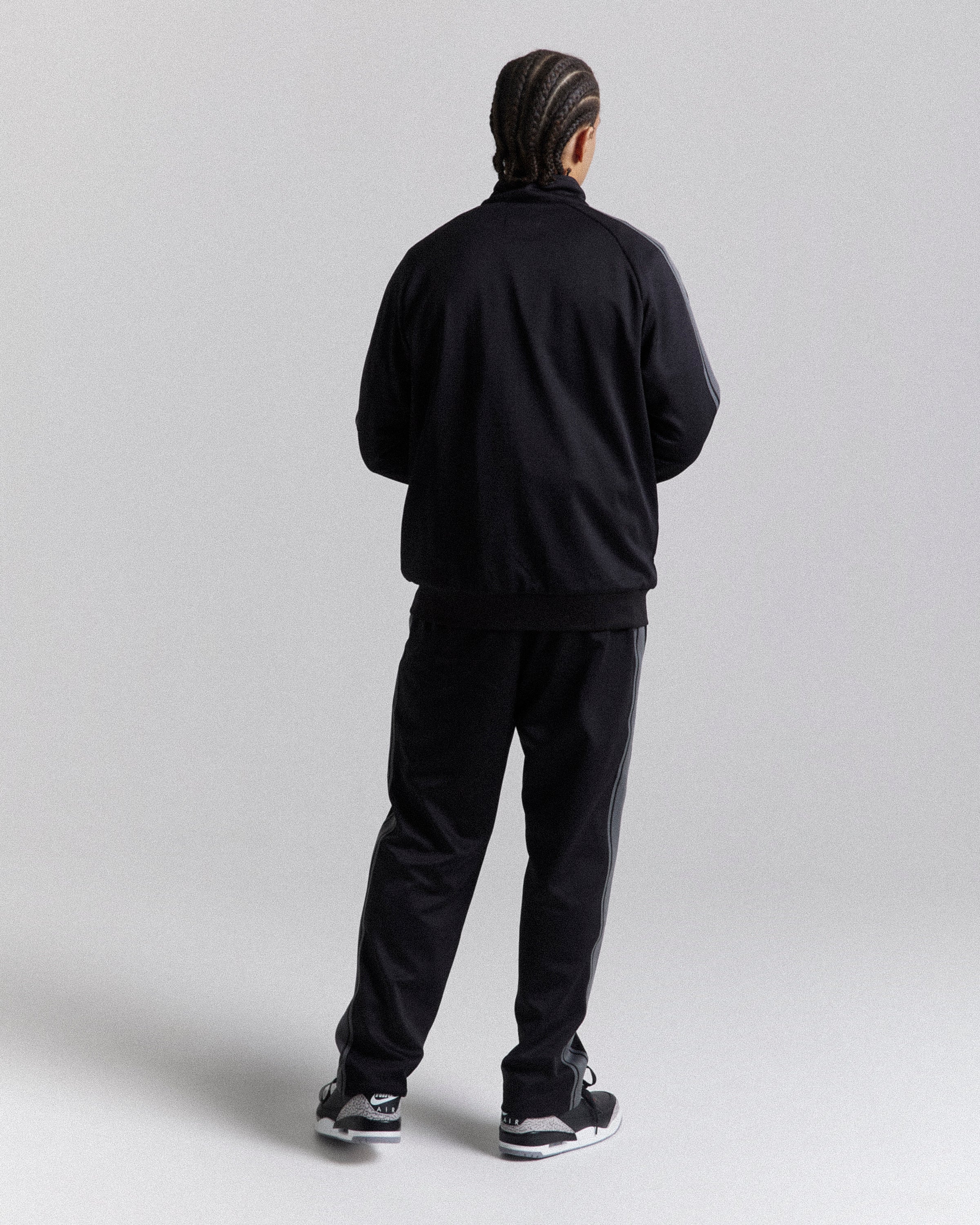 Ignite Track Pant - Black/White/Grey - Image 5