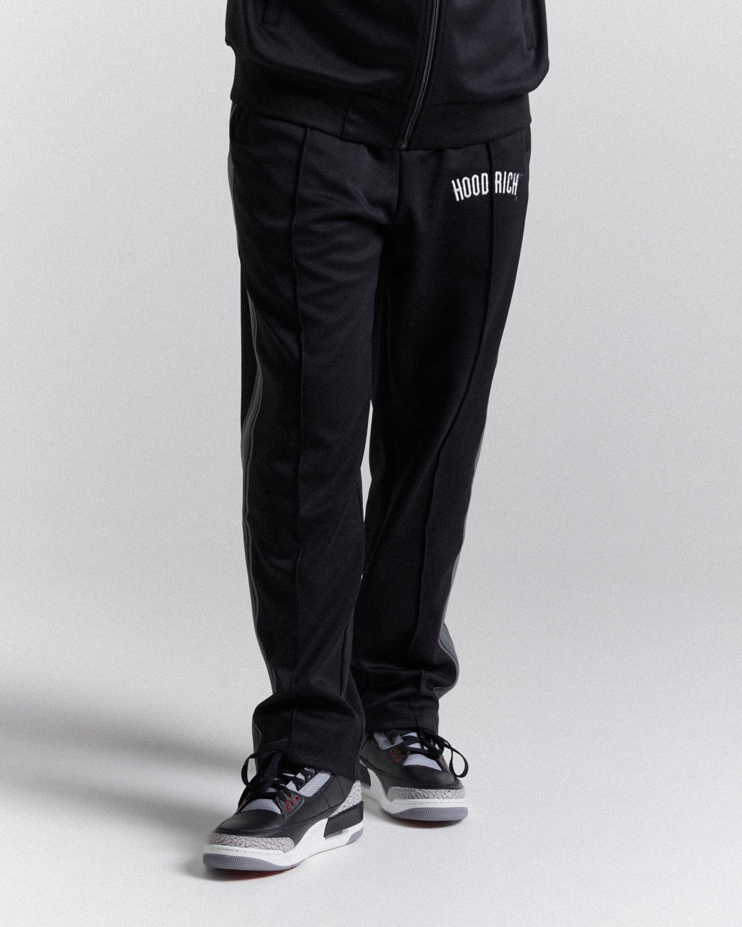 Ignite Track Pant - Black/White/Grey - Image 6