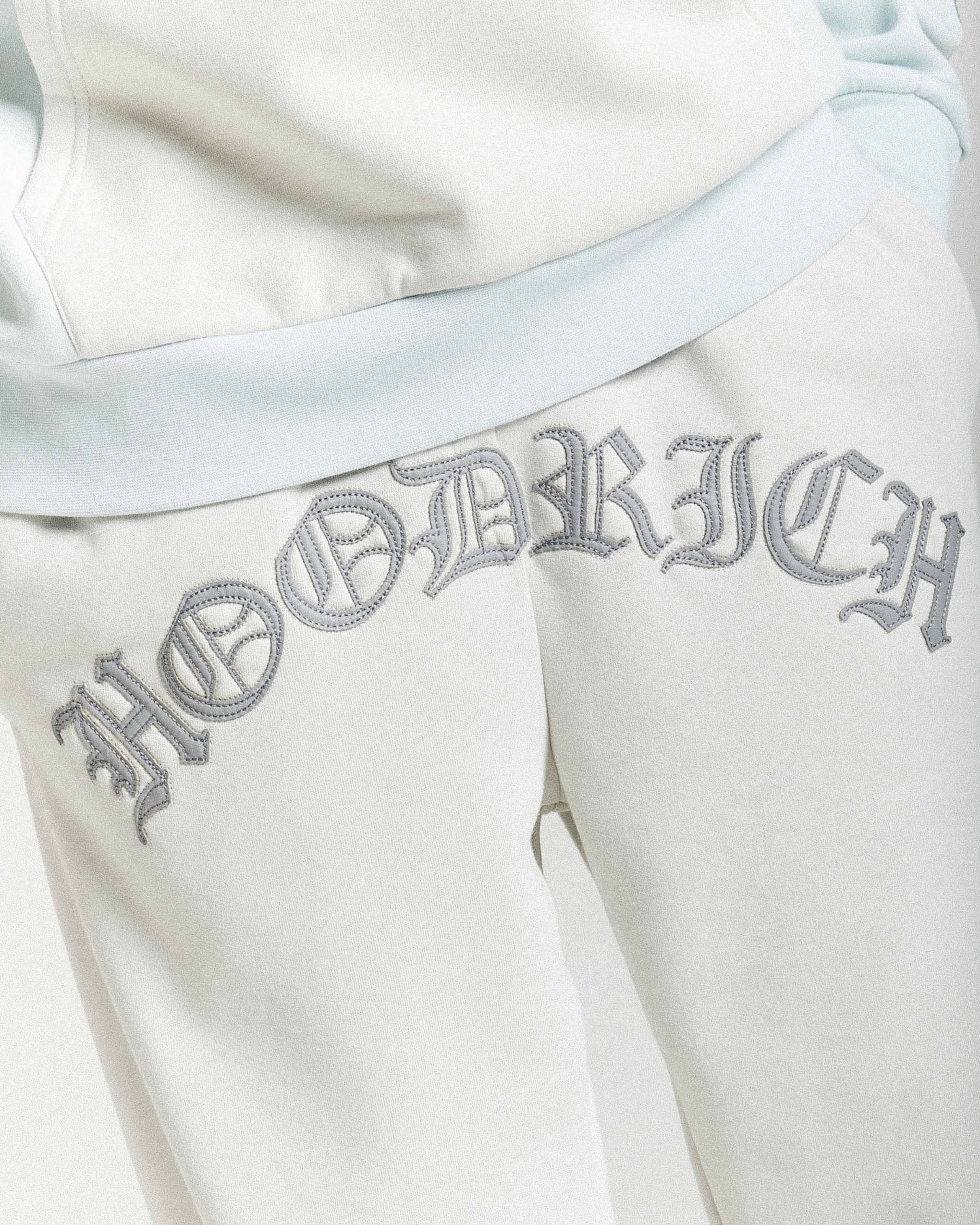 Inkline Oversized Joggers - Grey/White - Image 4