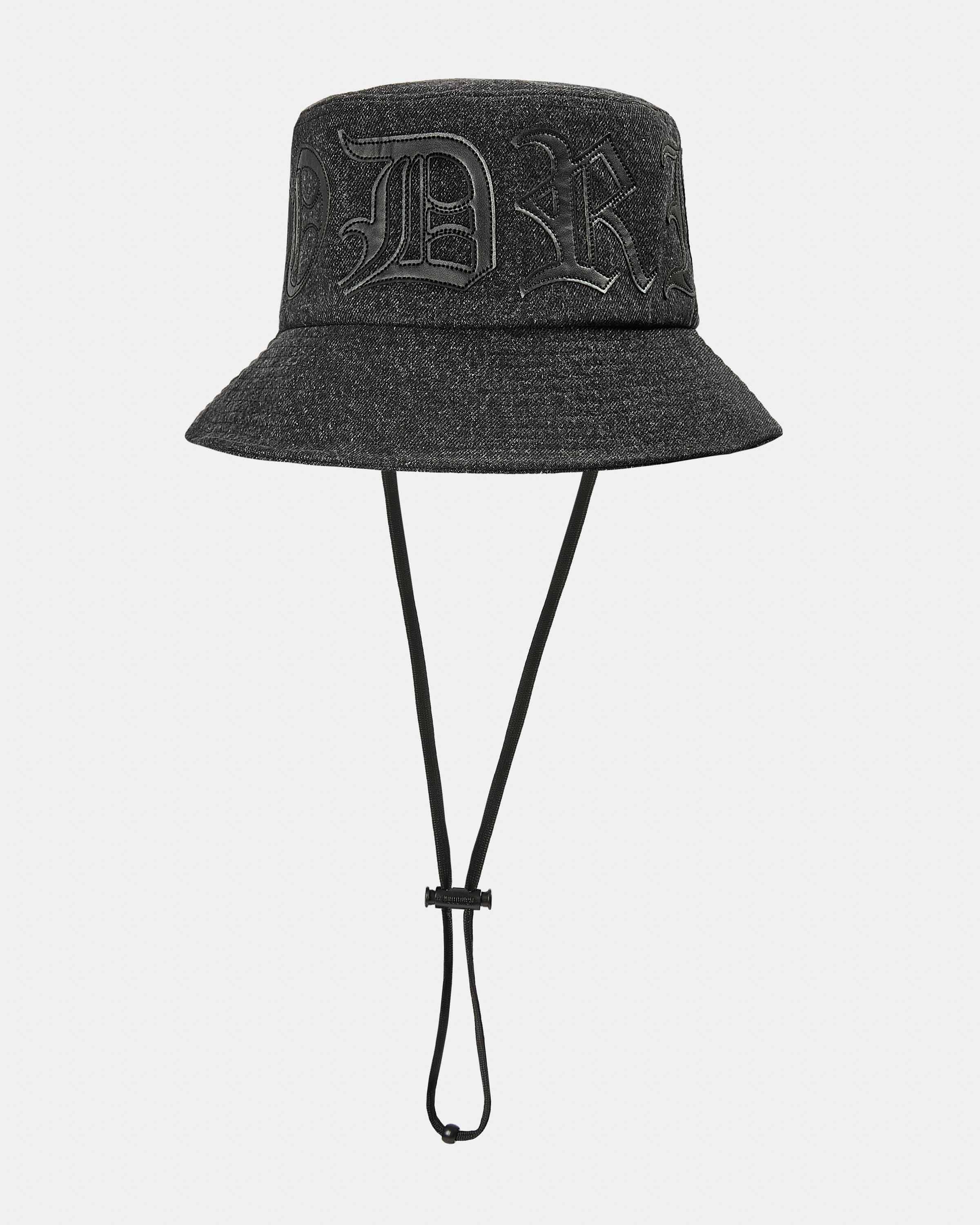 Inkline Denim Bucket Hat - Black