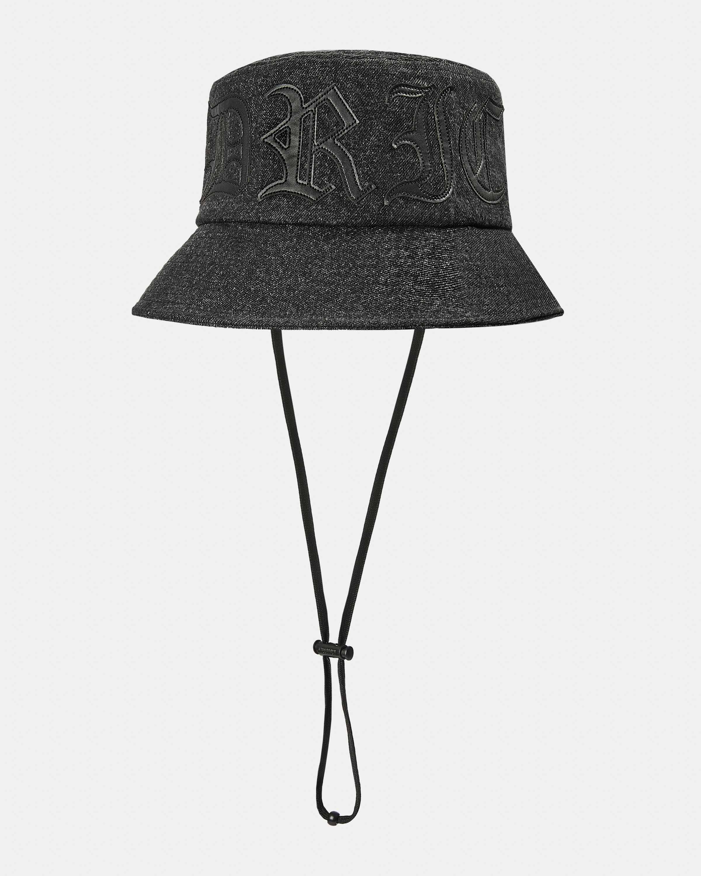 Inkline Denim Bucket Hat - Black - Image 4