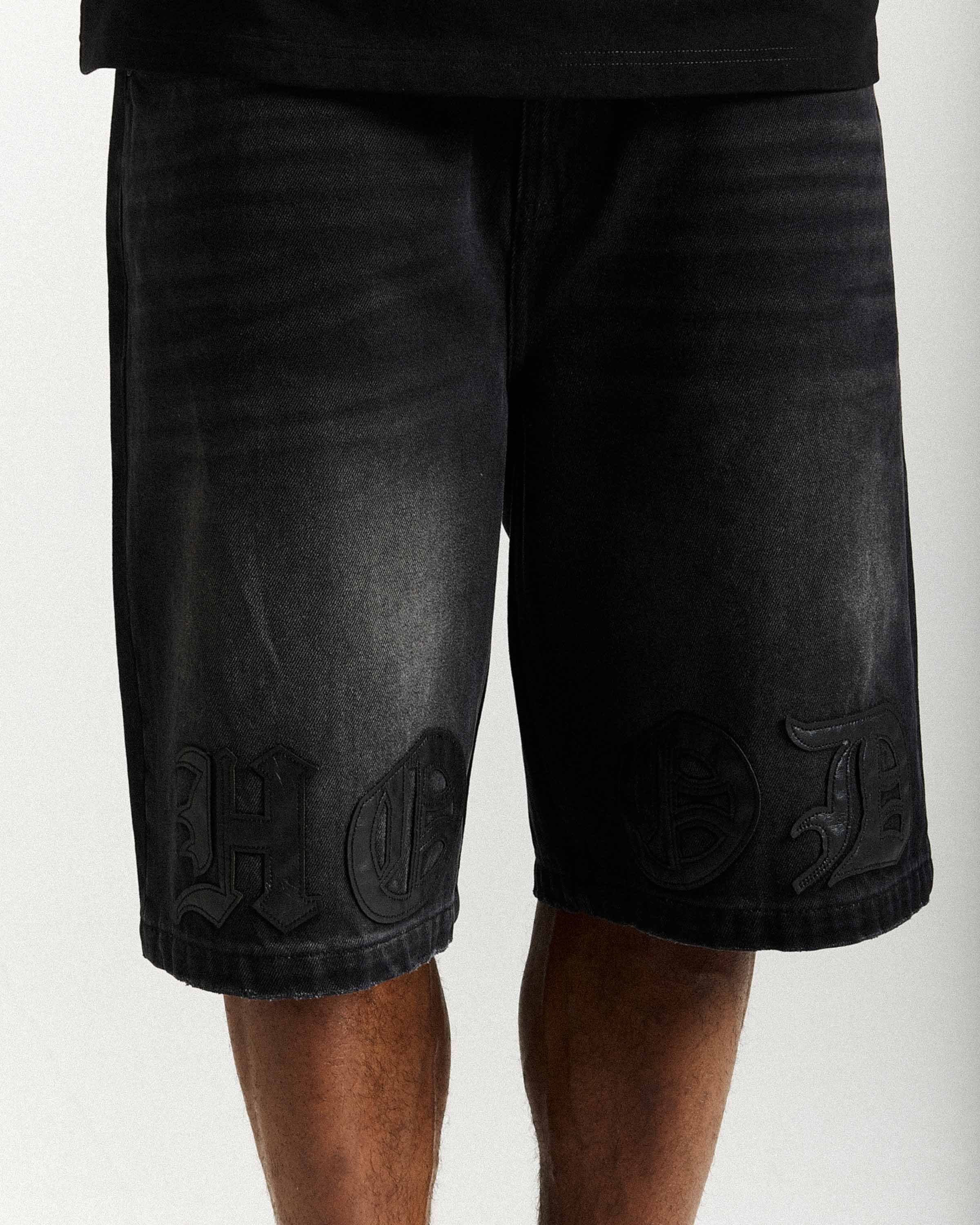 Inkline Denim Jort - Black Wash - Image 5